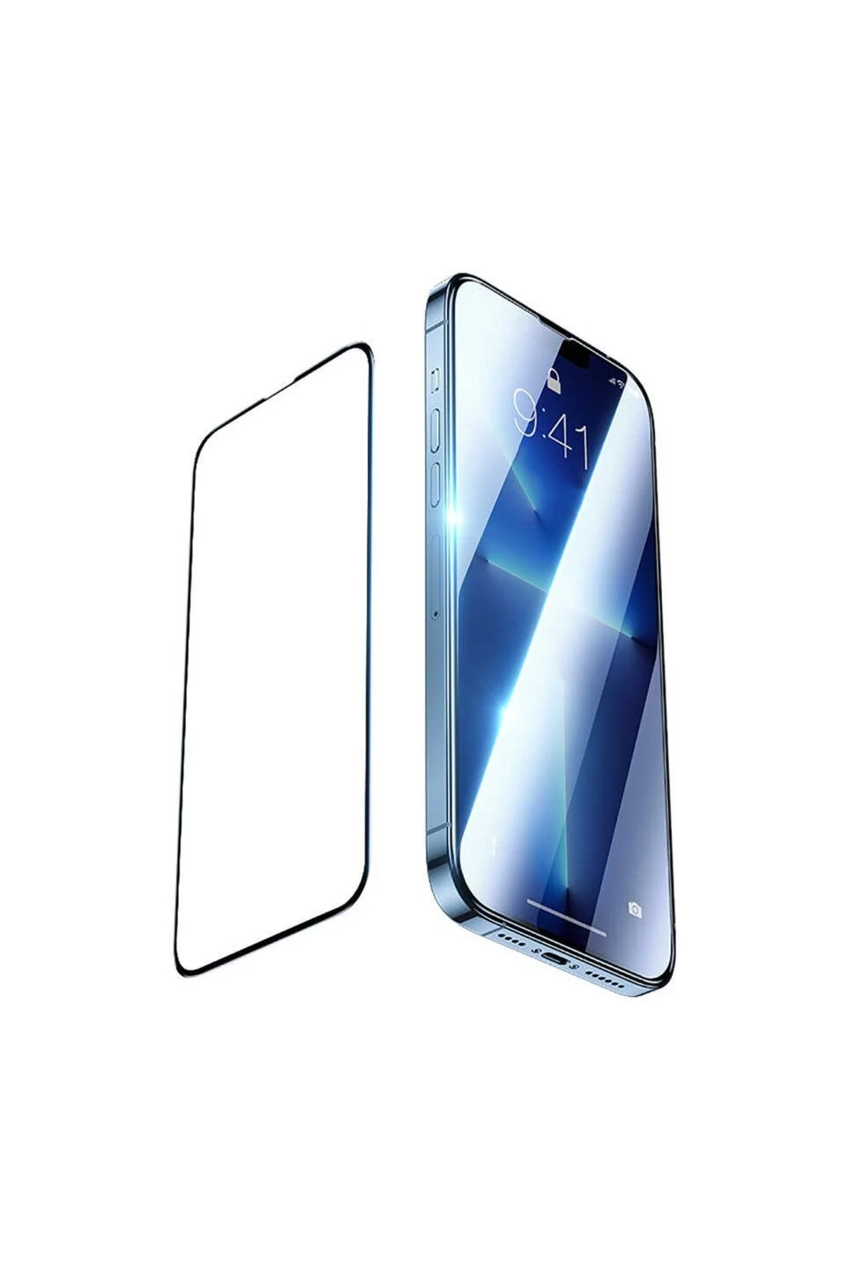 İphone 13 Pro Max 9D Seramik Tam Kaplayan Ekran Koruyucu Cam