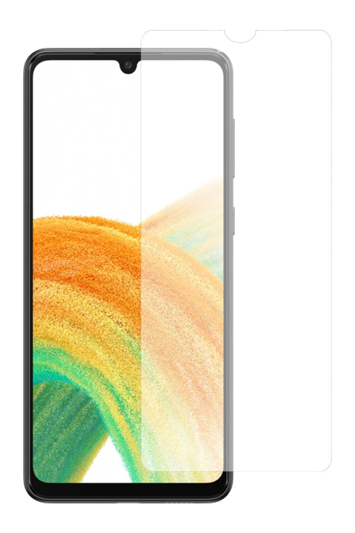 Samsung A33 9D Seramik Tam Kaplayan Ekran Koruyucu Cam - Logis Görsel 2