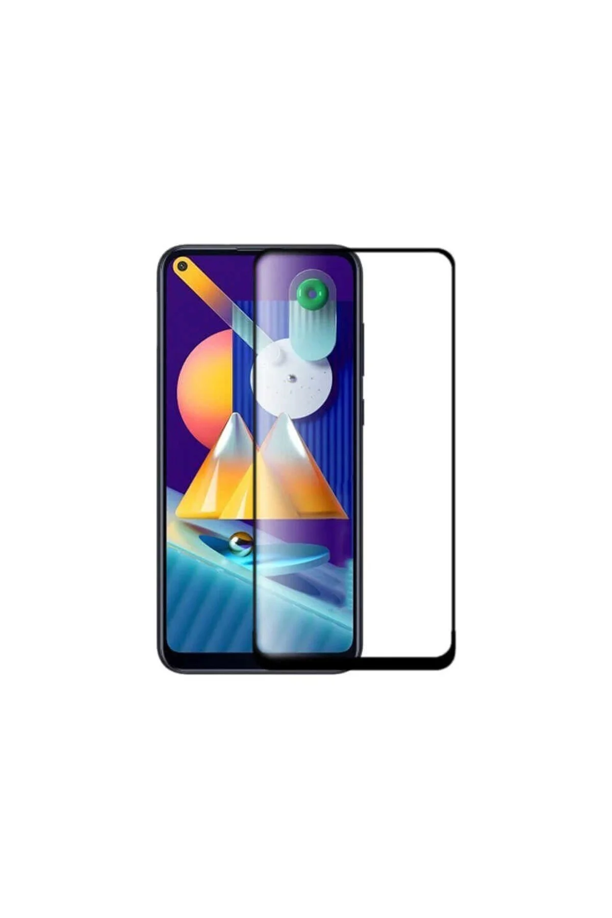 Samsung A21S 9D Mat Seramik Tam Kaplayan Ekran Koruyucu Cam - Logis Görsel 5