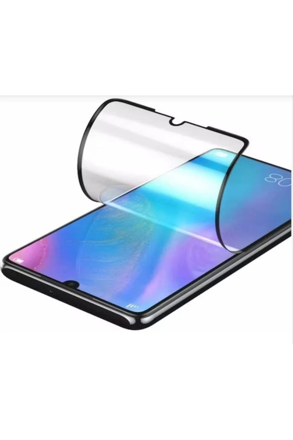 Samsung A21S 9D Mat Seramik Tam Kaplayan Ekran Koruyucu Cam - Logis Görsel 3
