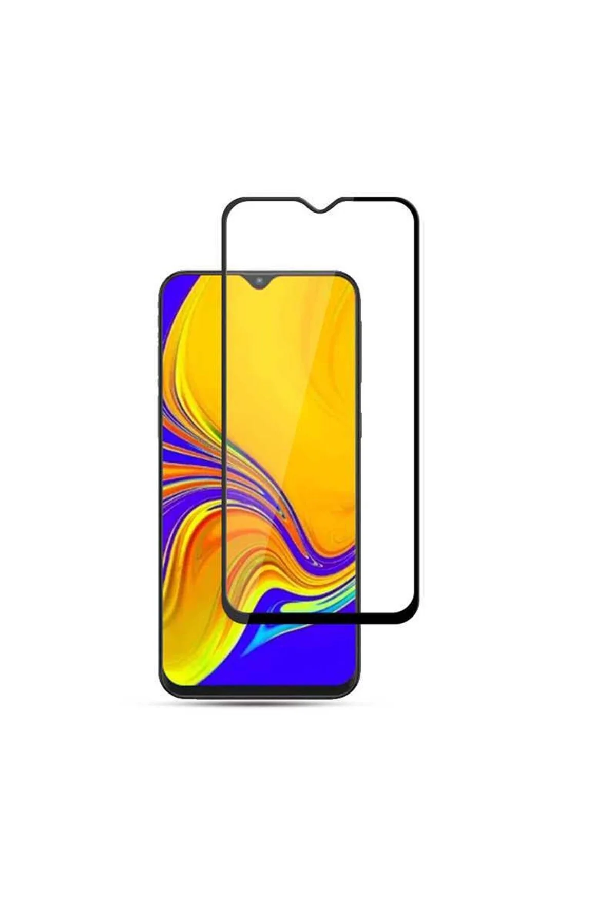 Samsung A30 9D Mat Seramik Tam Kaplayan Ekran Koruyucu Cam