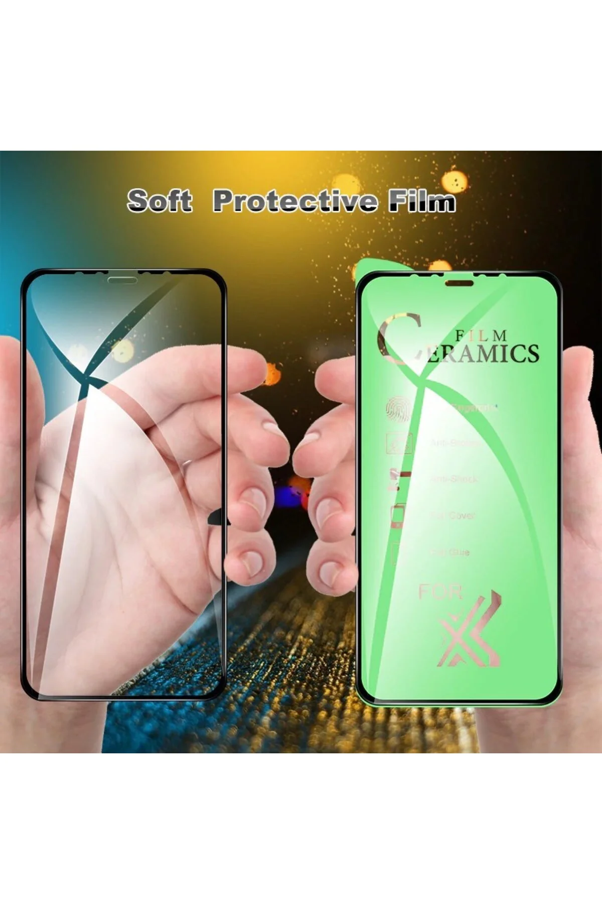 Samsung J7 Prime 9D Parlak Seramik Tam Kaplayan Ekran Koruyucu Cam - Logis Görsel 6
