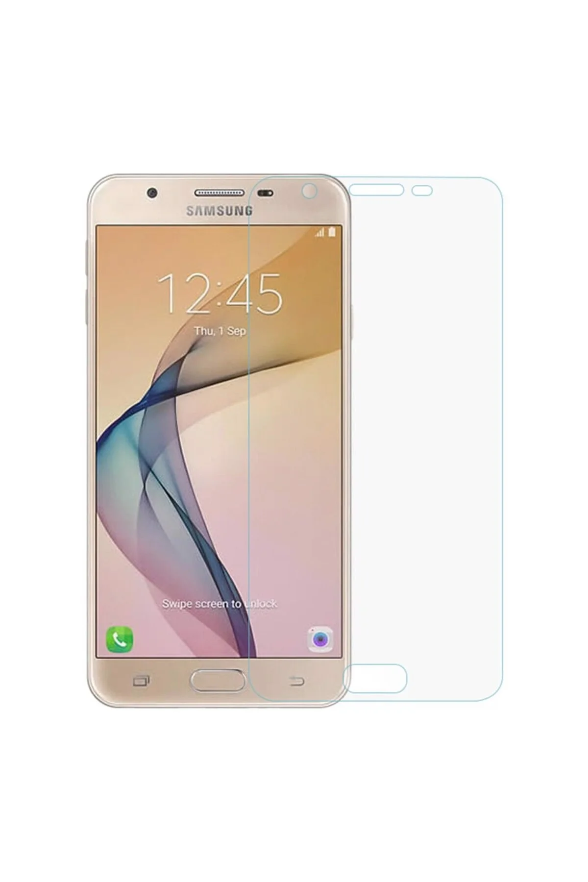 Samsung J7 Prime 9D Parlak Seramik Tam Kaplayan Ekran Koruyucu Cam - Logis Görsel 2