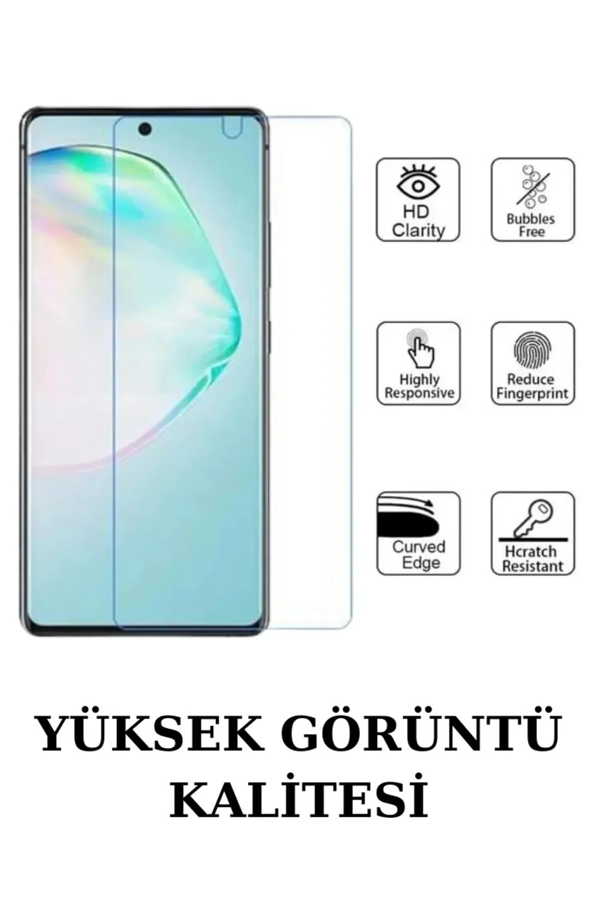 Samsung Galaxy A36 Tam Kaplayan 5d Antistatik Ekran Koruyucu Cam - Logis Görsel 3
