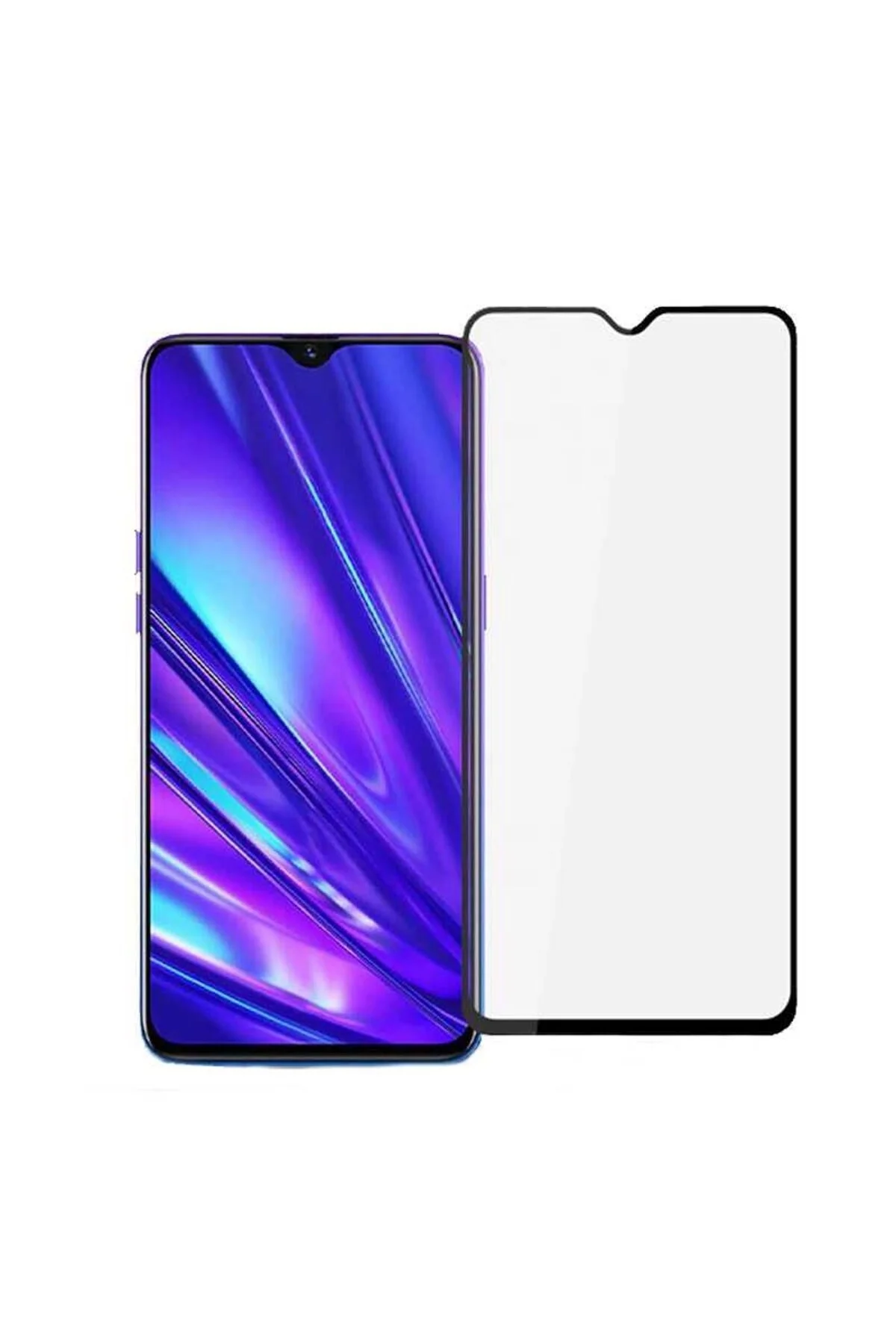 Redmi 8/8A Antistatik 5D Tam Kaplayan Ekran Koruyucu Cam - Logis Görsel 3