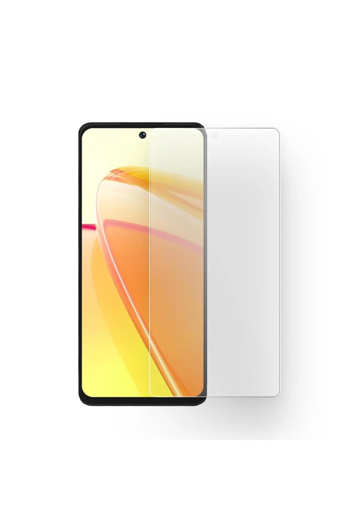 Realme C55 Tam Kaplayan 5d Antistatik Ekran Koruyucu Cam