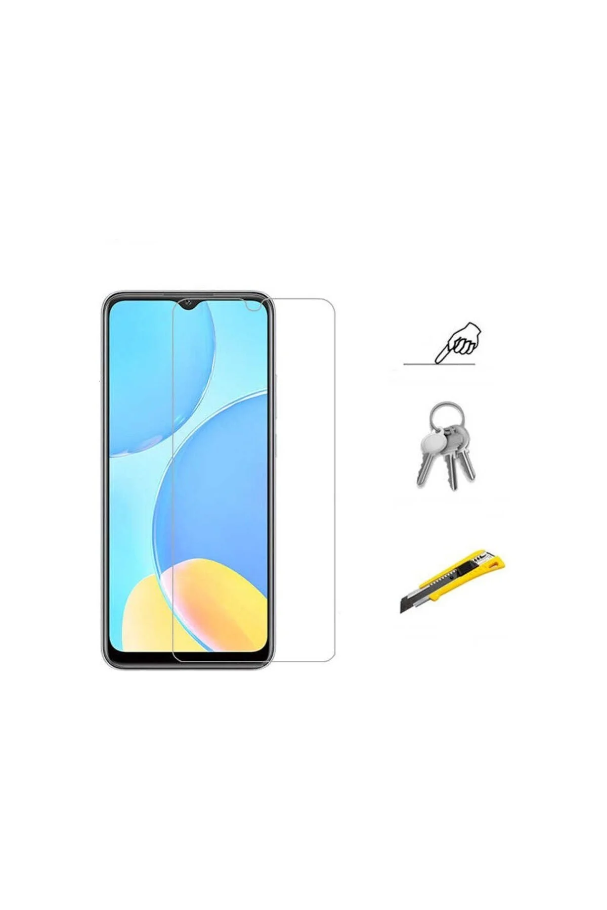 Oppo A73 Tam Kaplayan 5d Antistatik Ekran Koruyucu Cam - Logis Görsel 5