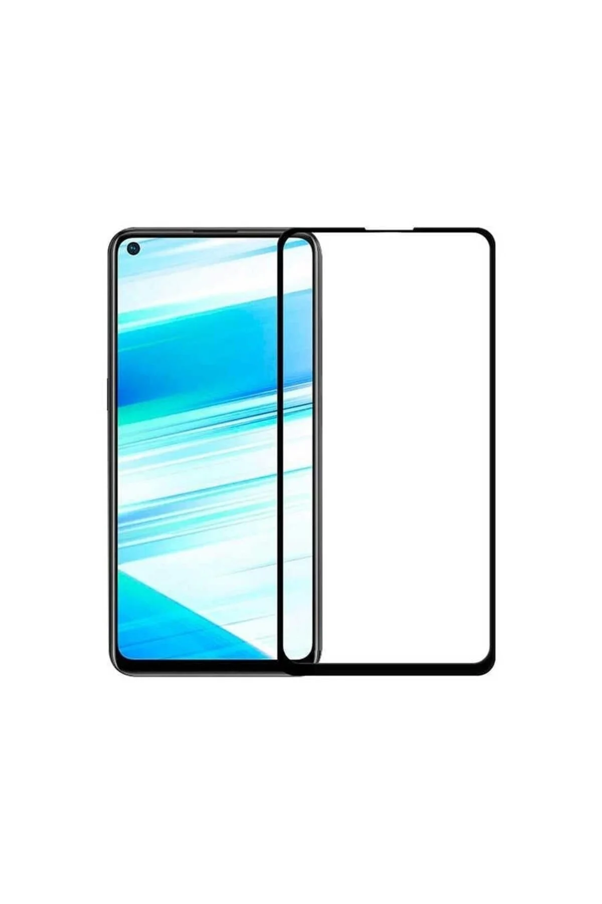 Oppo A72 Tam Kaplayan 5d Antistatik Ekran Koruyucu Cam - Logis Görsel 4