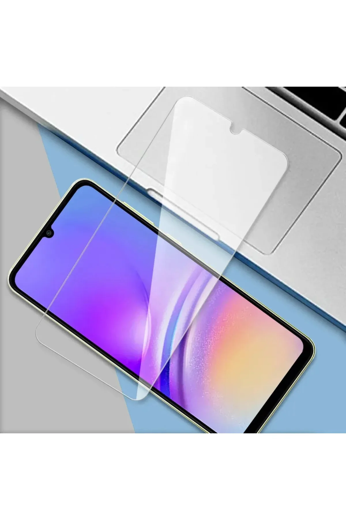 Samsung Galaxy A55 Antistatik 5D Tam Kaplayan Ekran Koruyucu Cam - Logis Görsel 4