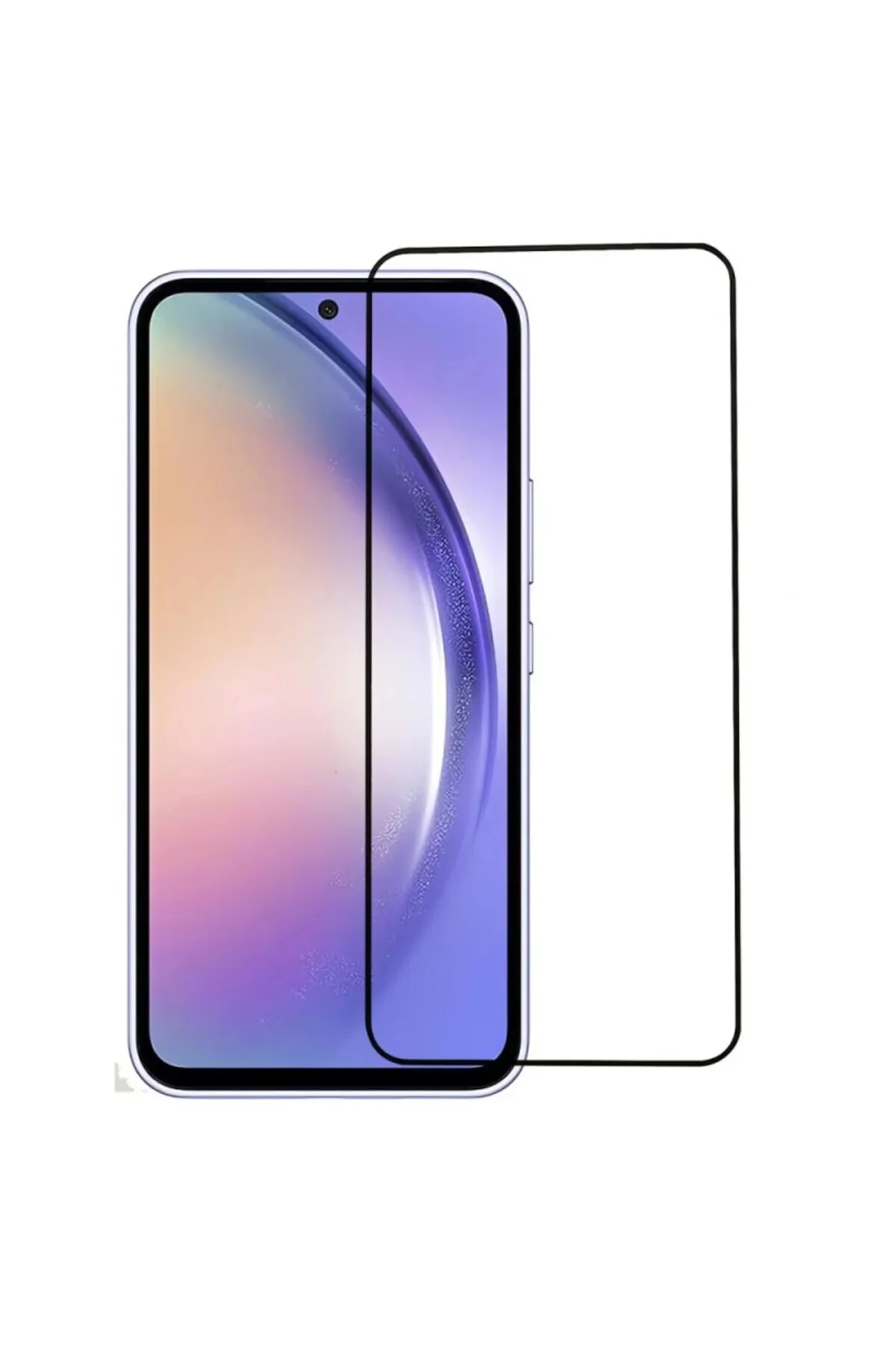 Samsung Galaxy A55 Antistatik 5D Tam Kaplayan Ekran Koruyucu Cam - Logis Görsel 2
