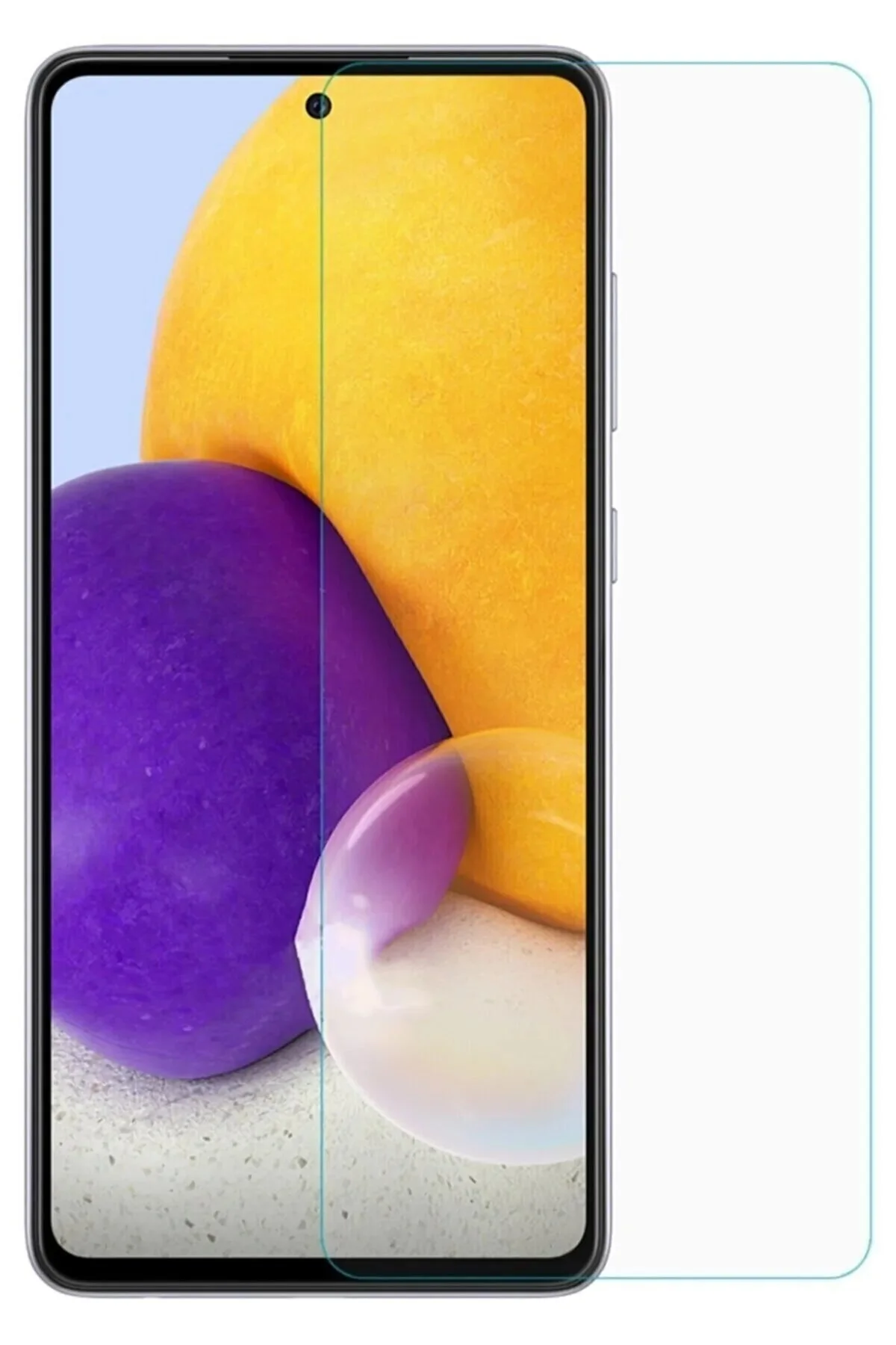 Samsung Galaxy A73 Antistatik 5D Tam Kaplayan Ekran Koruyucu Cam - Logis Görsel 2