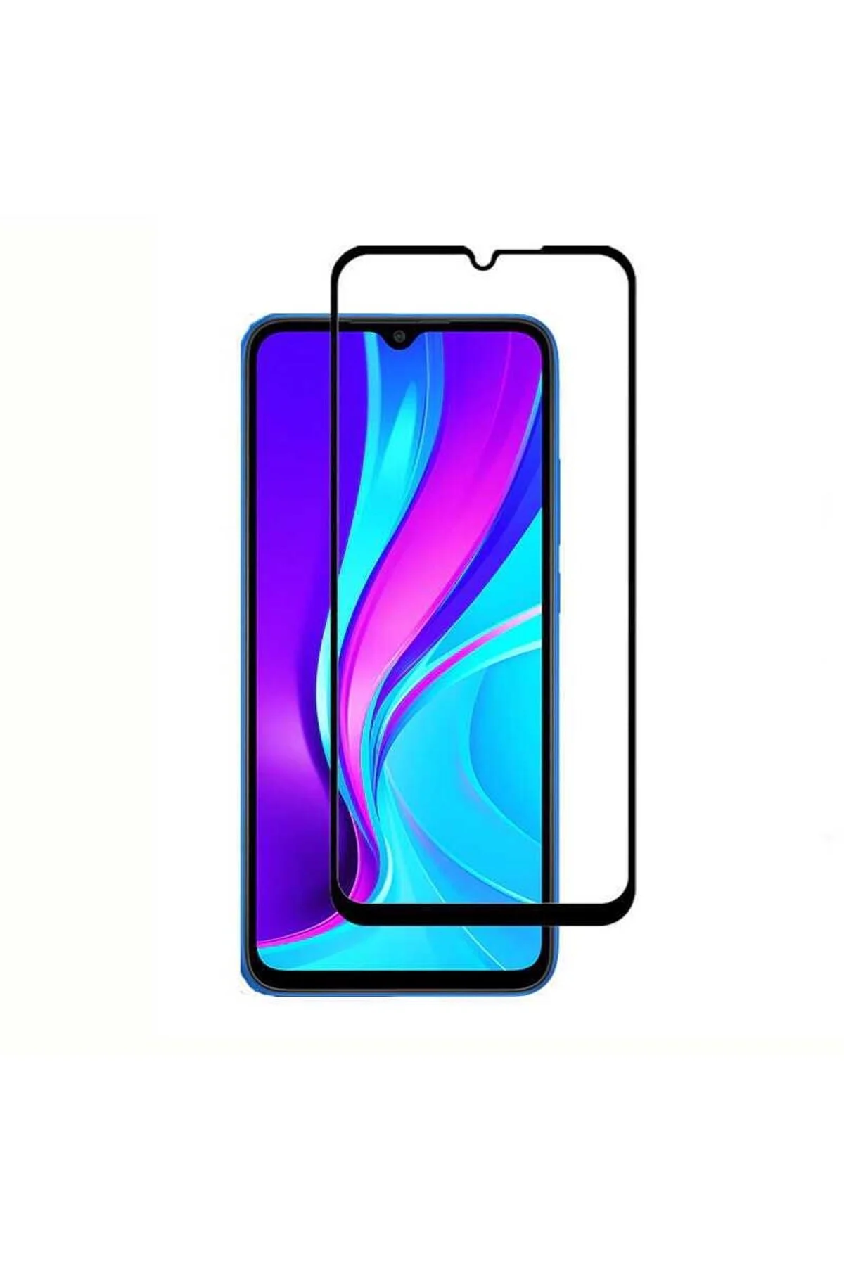 Samsung Galaxy A02S Antistatik 5D Tam Kaplayan Ekran Koruyucu Cam - Logis Görsel 2