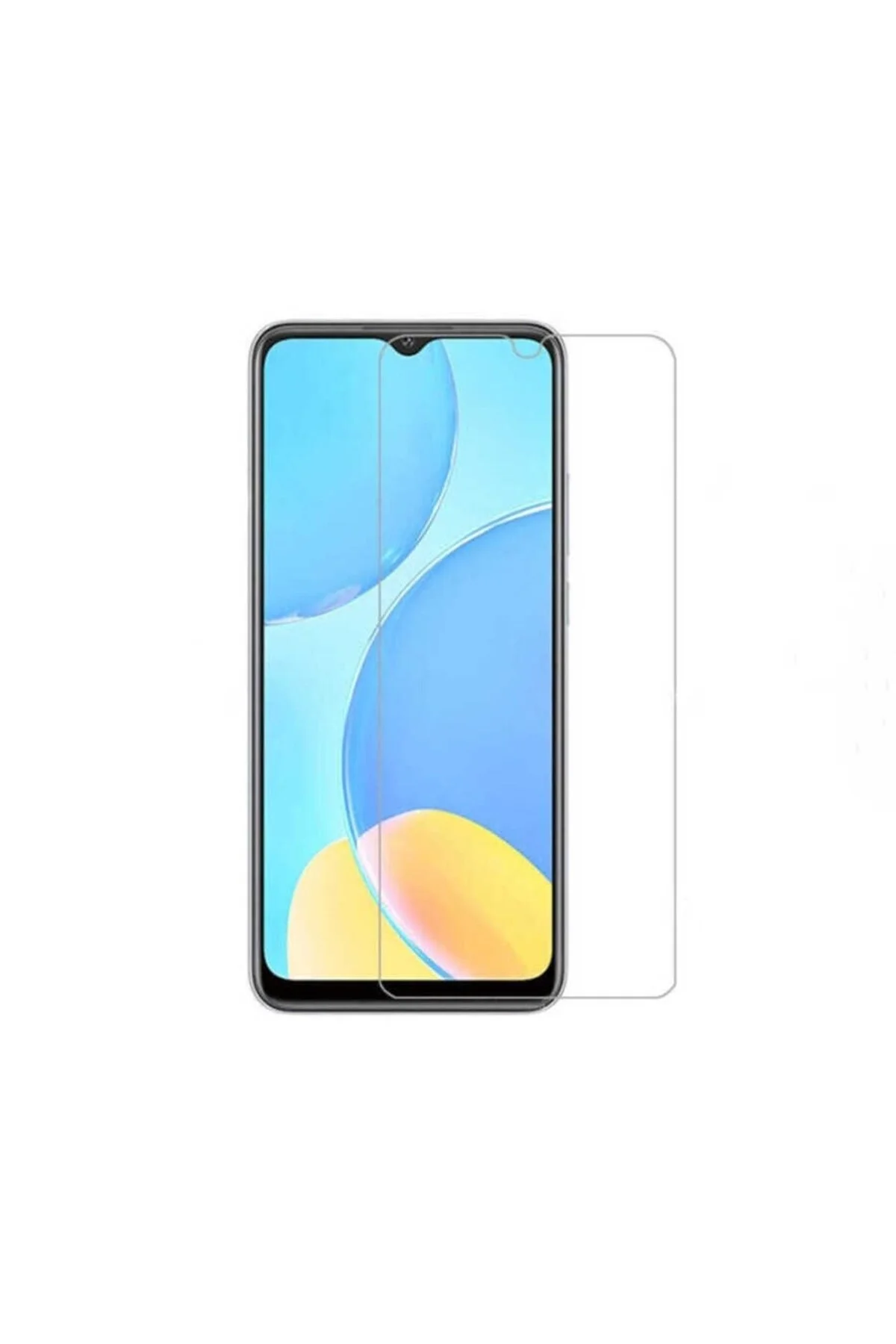 Samsung Galaxy A03S Antistatik 5D Tam Kaplayan Ekran Koruyucu Cam - Logis Görsel 2