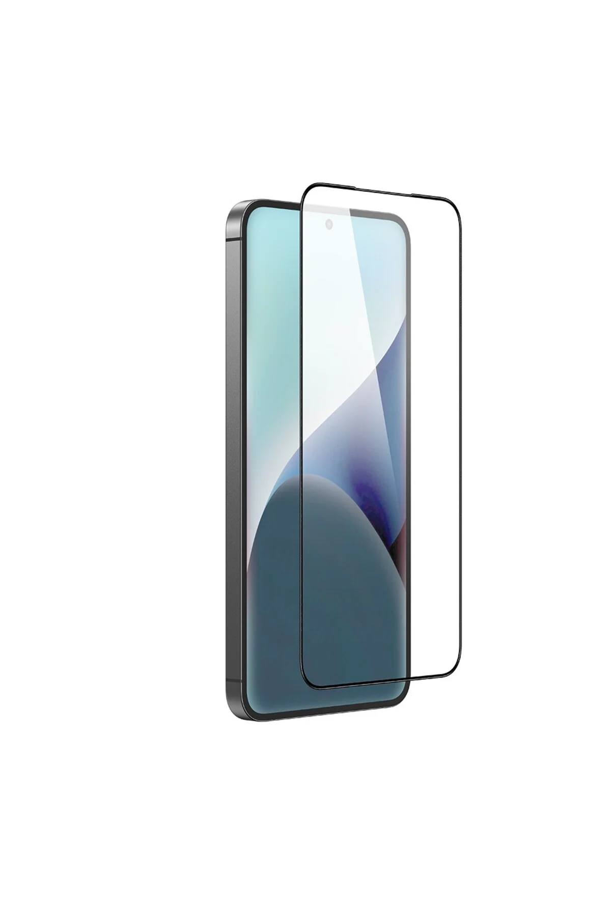 Samsung Galaxy S25 Antistatik 5D Tam Kaplayan Ekran Koruyucu Cam - Logis Görsel 2
