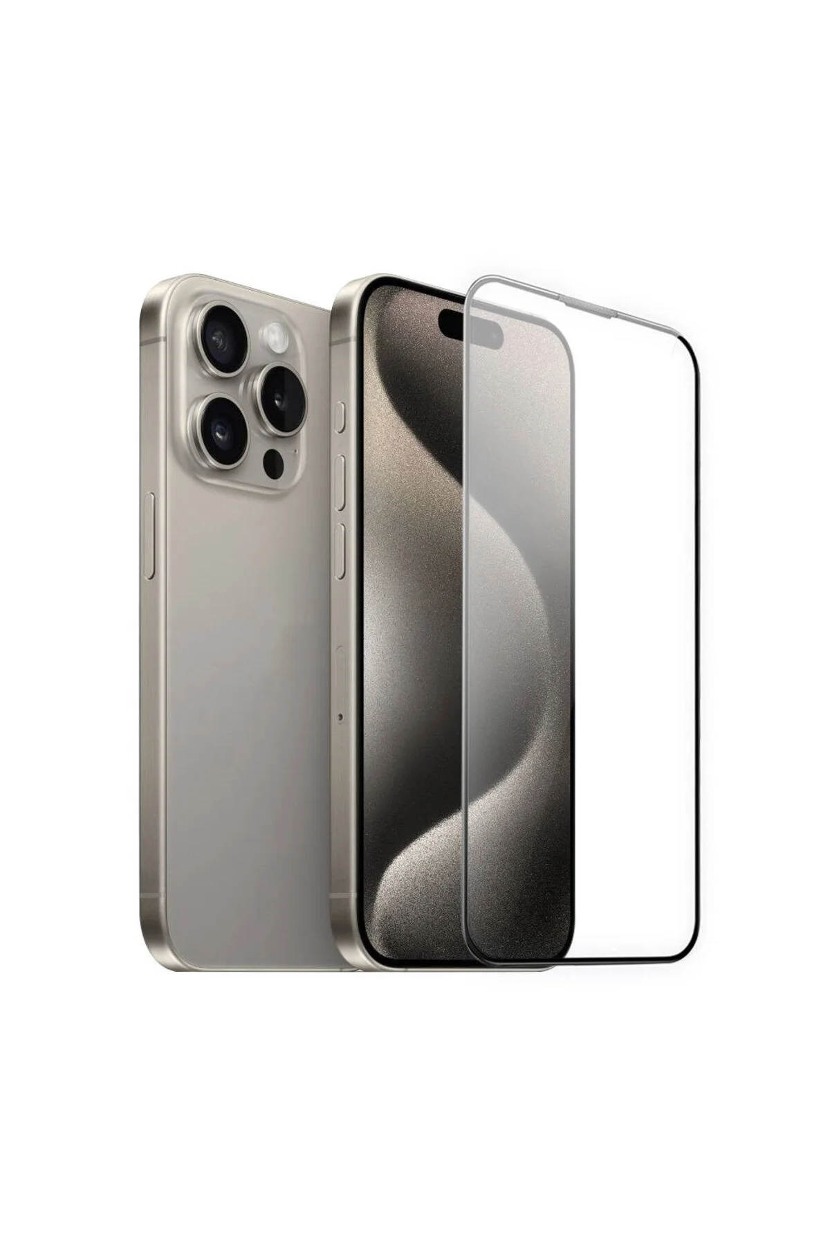 İphone 16 Pro Max Tam Kaplayan 5d Antistatik Ekran Koruyucu Cam
