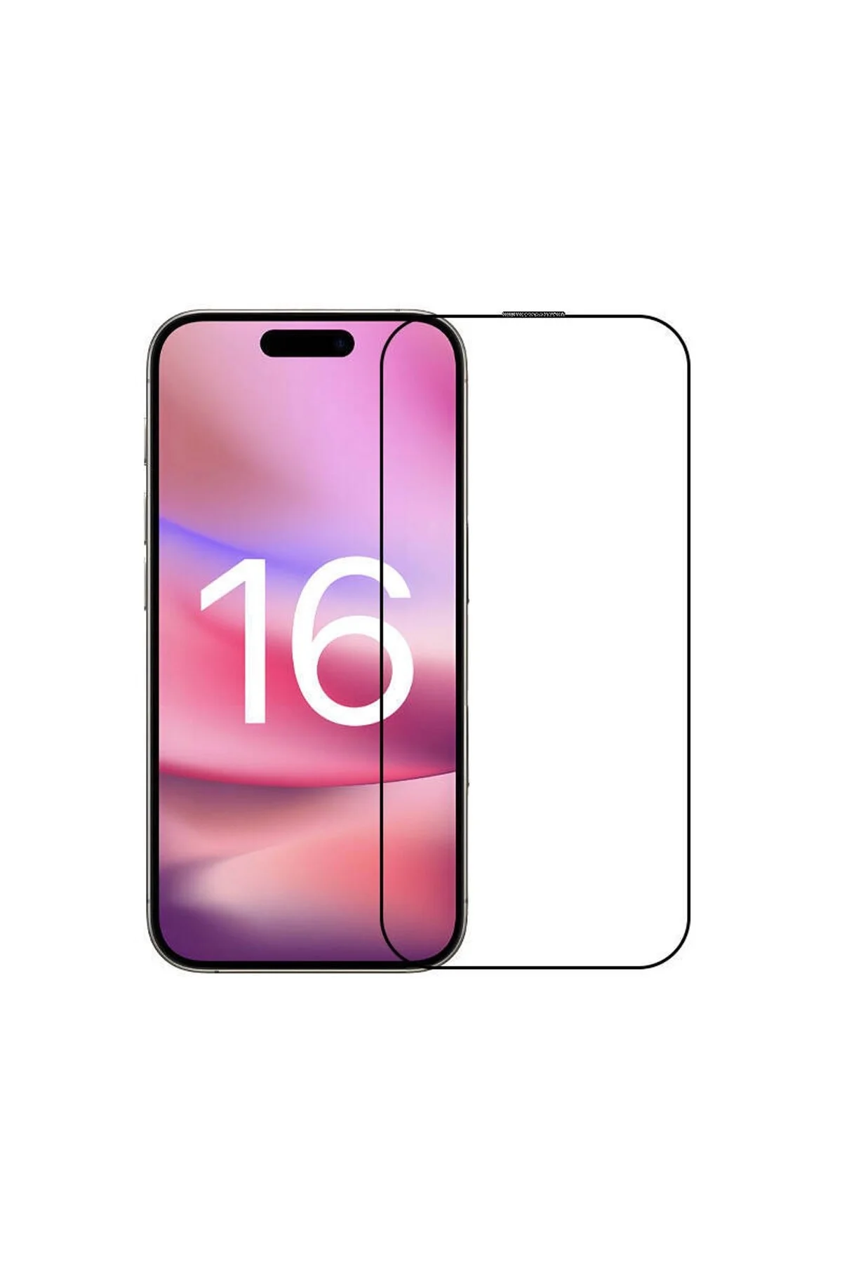 İphone 16 Tam Kaplayan 5d Antistatik Ekran Koruyucu Cam - Logis Görsel 3