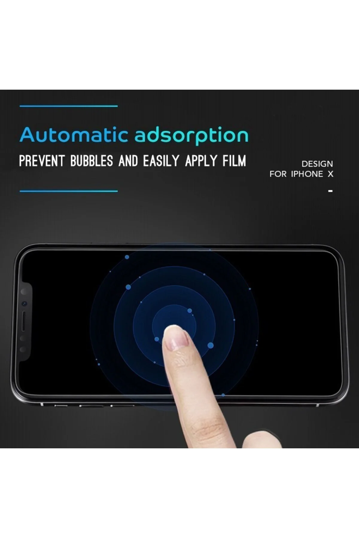 Samsung Galaxy S23 Antistatik 5D Tam Kaplayan Ekran Koruyucu Cam - Logis Görsel 8
