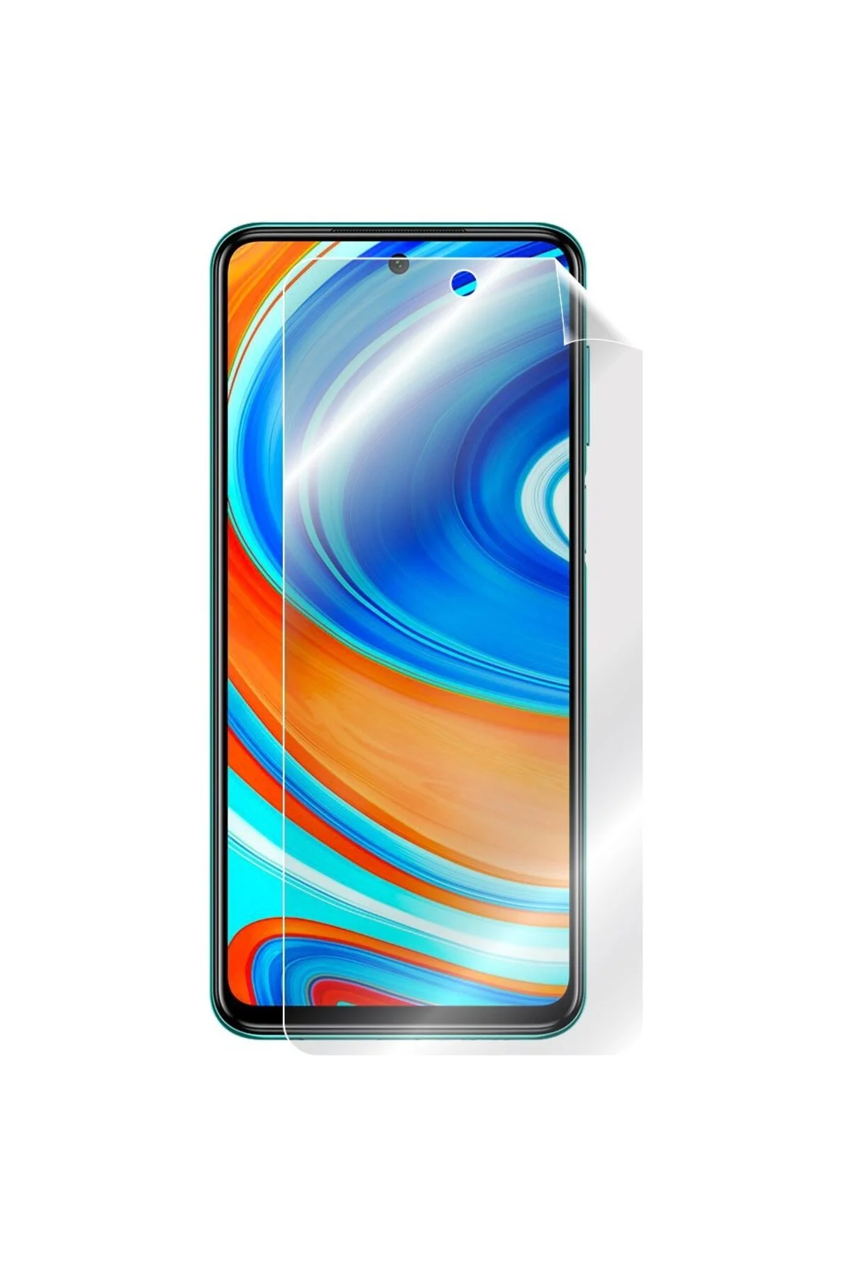 Redmi Note 9 Pro Antistatik 5D Tam Kaplayan Ekran Koruyucu Cam