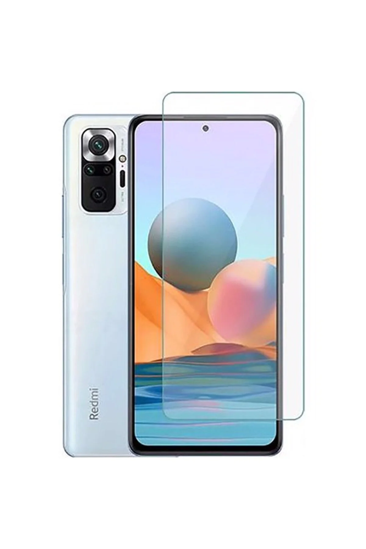 Redmi 9C Antistatik 5D Tam Kaplayan Ekran Koruyucu Cam - Logis Görsel 2