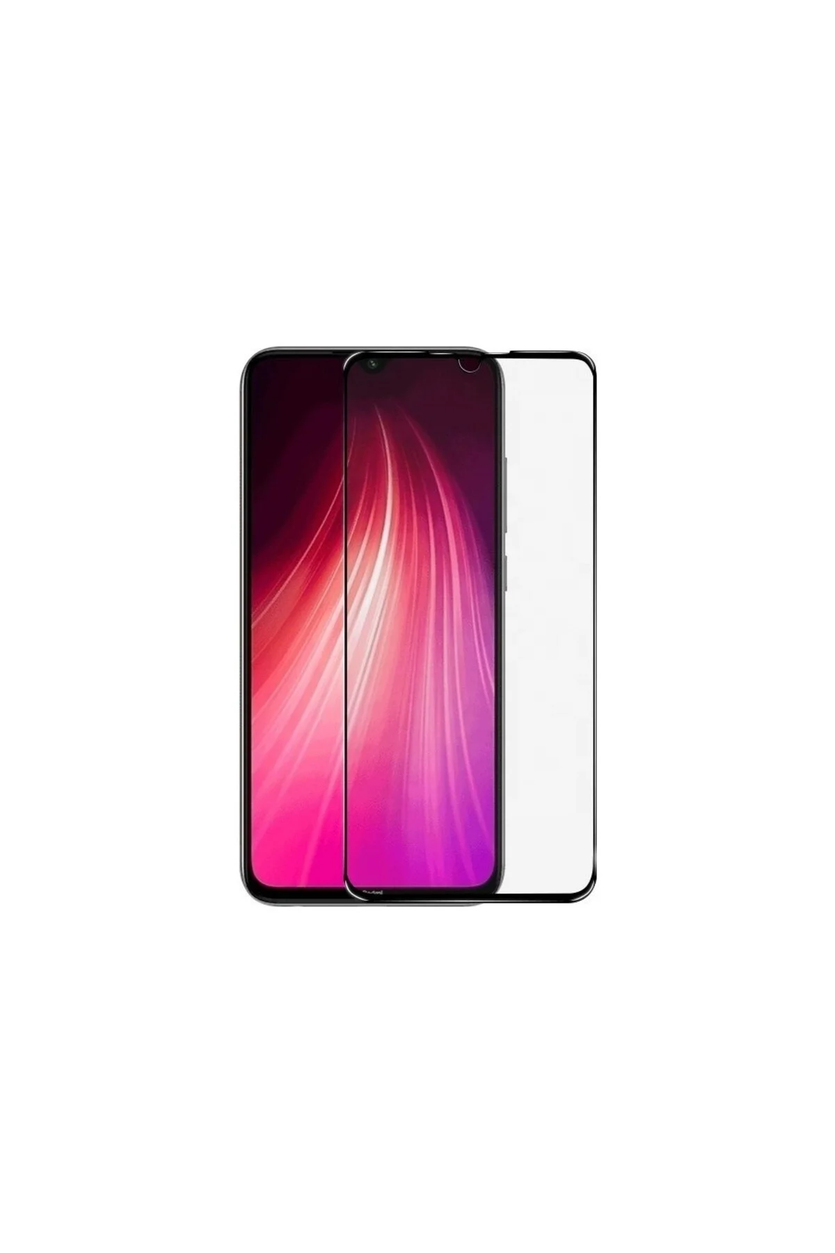 Redmi Note 8 Antistatik 5D Tam Kaplayan Ekran Koruyucu Cam - Logis Görsel 3