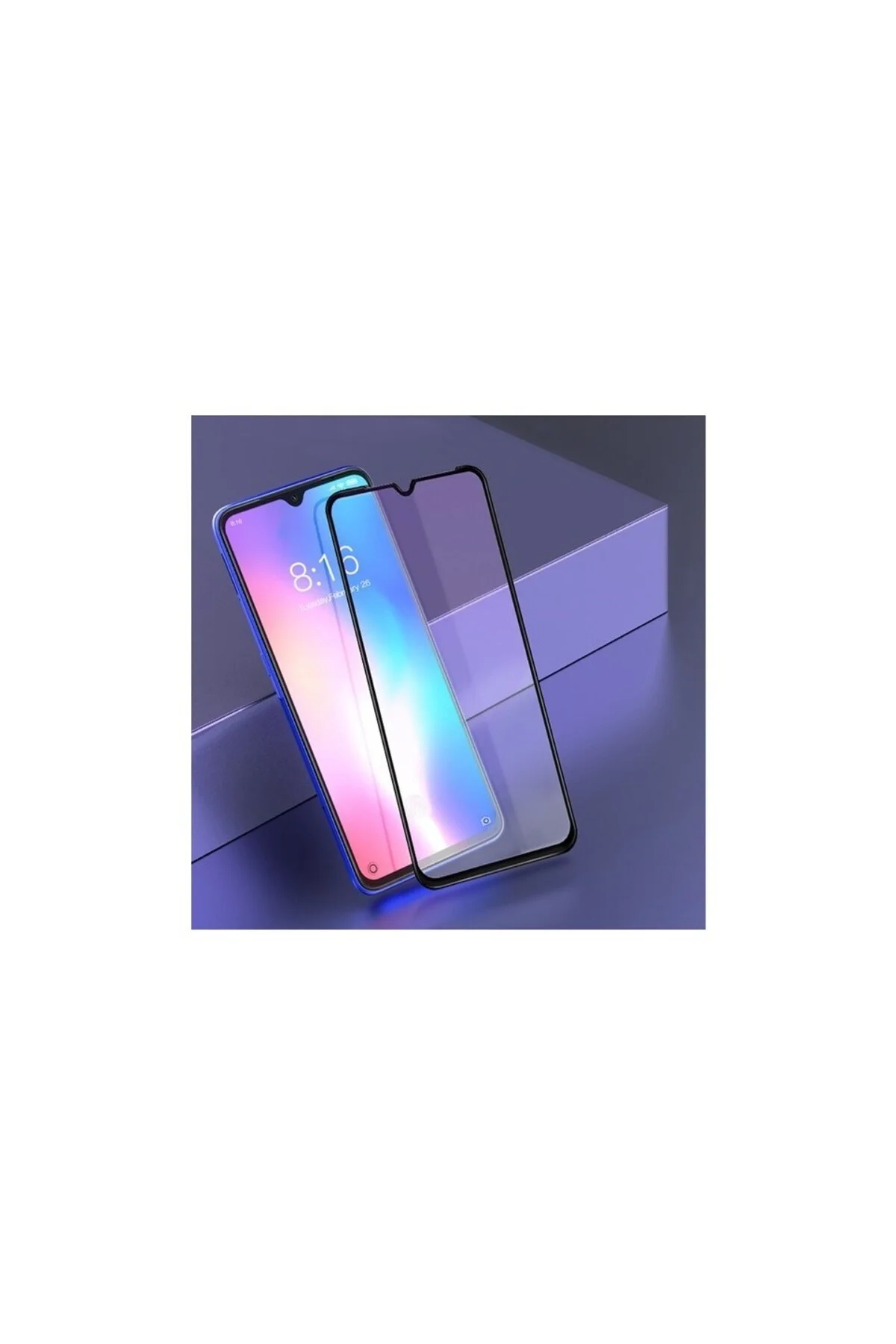 Redmi Note 8 Pro Antistatik 5D Tam Kaplayan Ekran Koruyucu Cam - Logis Görsel 4
