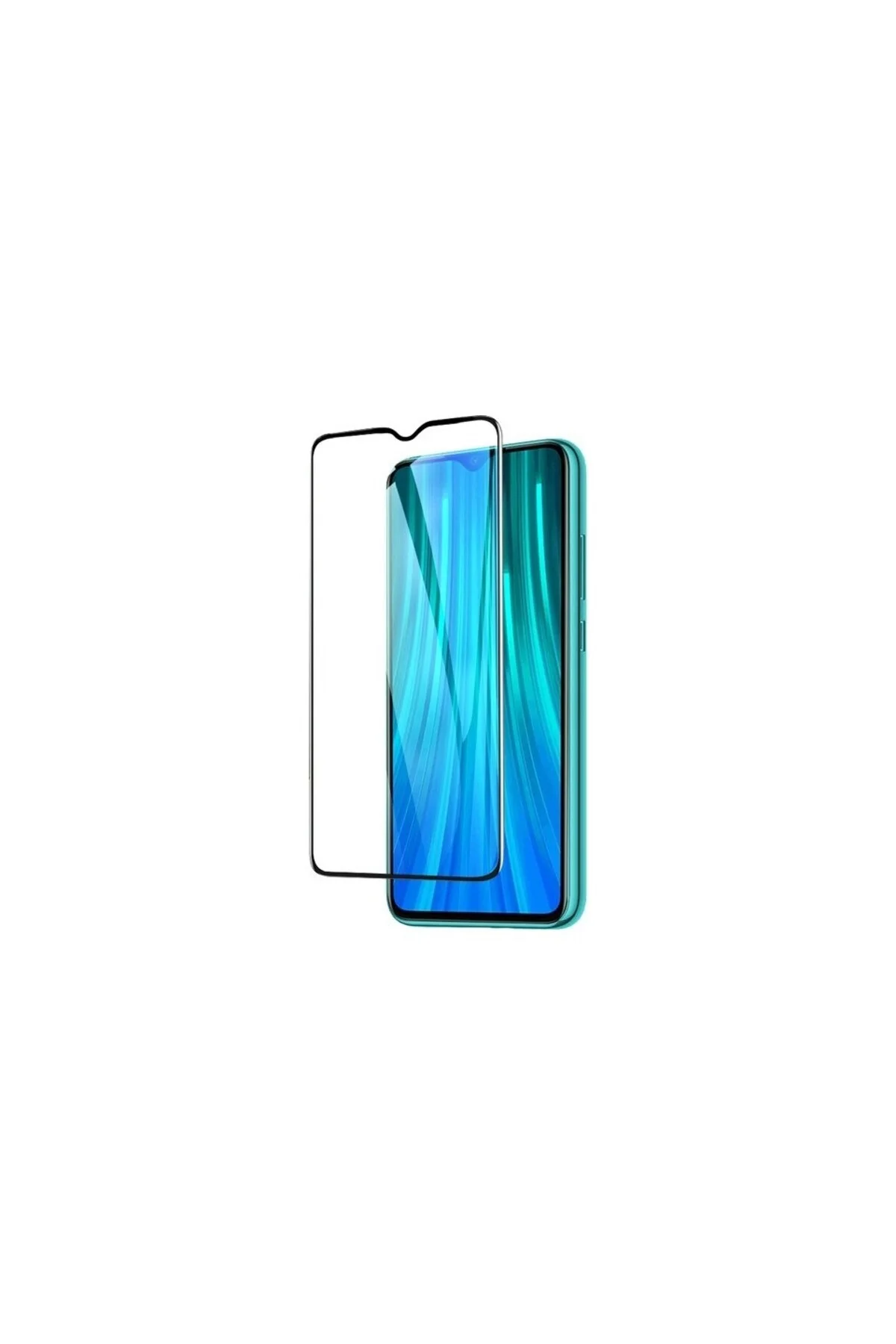 Redmi Note 8 Pro Antistatik 5D Tam Kaplayan Ekran Koruyucu Cam - Logis Görsel 2