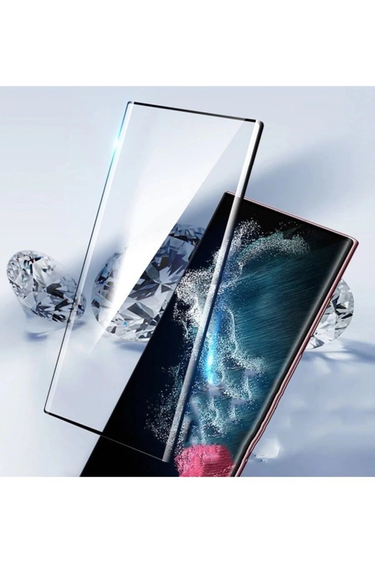 Samsung Galaxy S23 Ultra Tam Kaplayan 5d Antistatik Ekran Koruyucu Cam - Logis Görsel 4