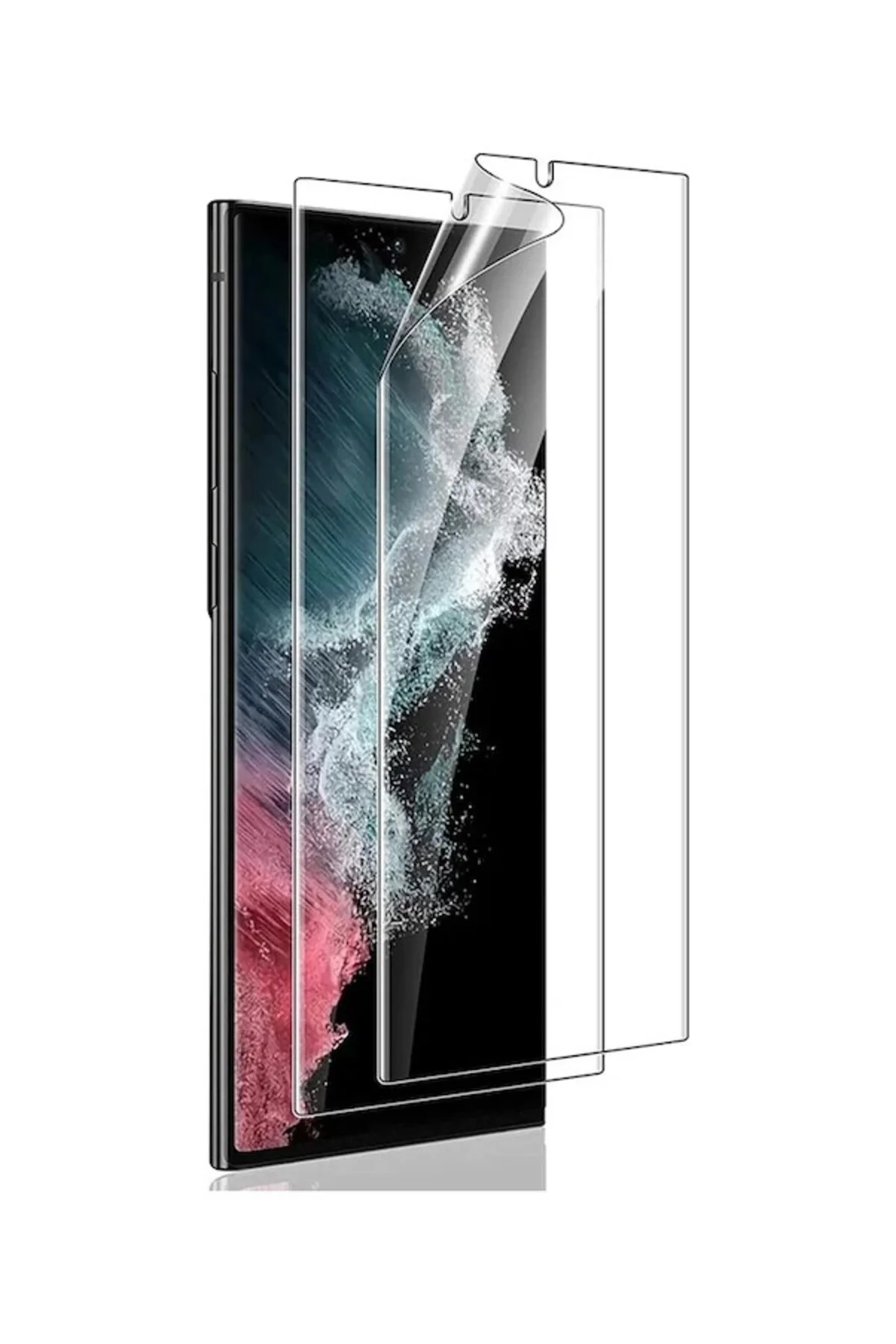 Samsung Galaxy S23 Ultra Tam Kaplayan 5d Antistatik Ekran Koruyucu Cam - Logis Görsel 2