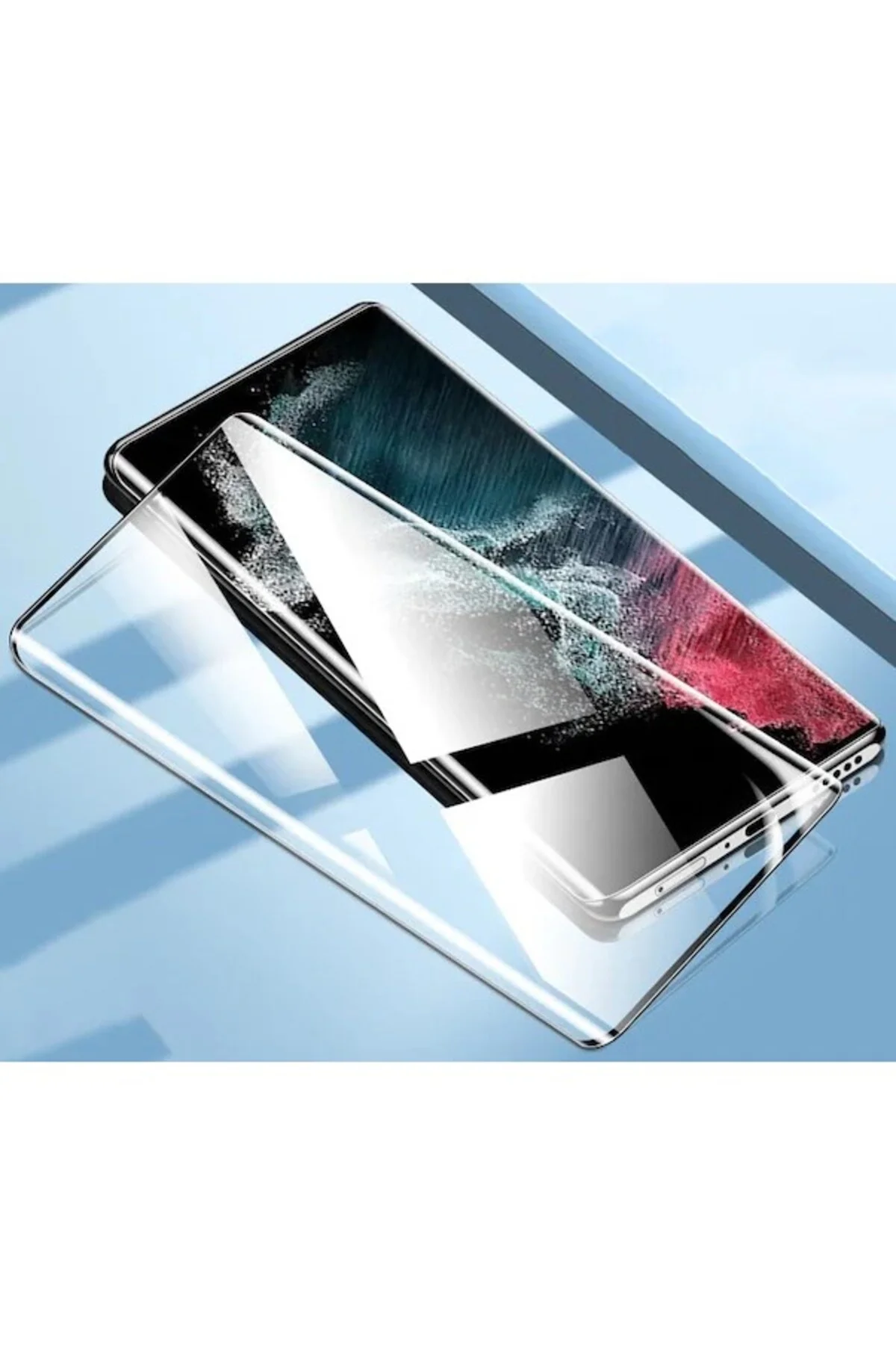 Samsung Galaxy S23 Ultra Tam Kaplayan 5d Antistatik Ekran Koruyucu Cam - Logis Görsel 5