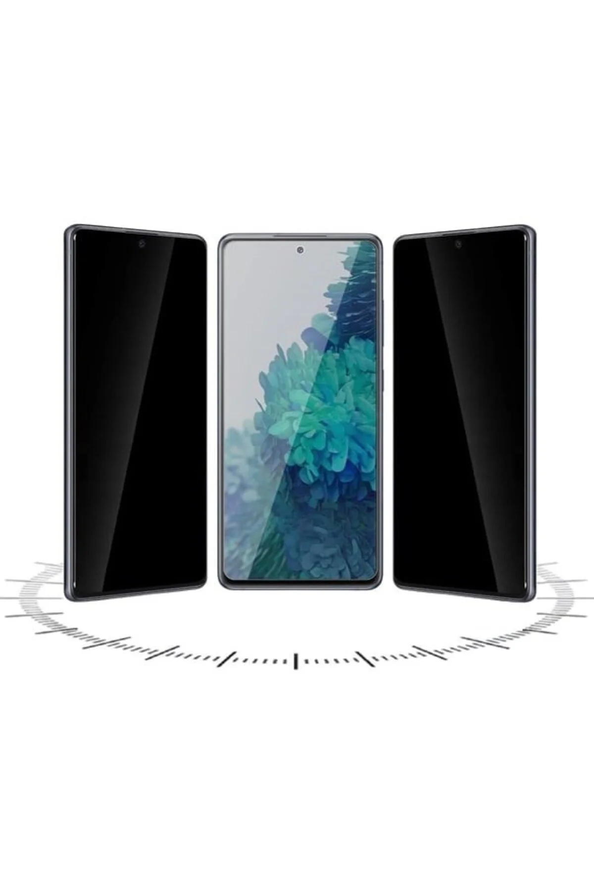 Samsung Galaxy A72 Tam Kaplayan Hayalet Ekran Koruyucu Cam - Logis Görsel 6