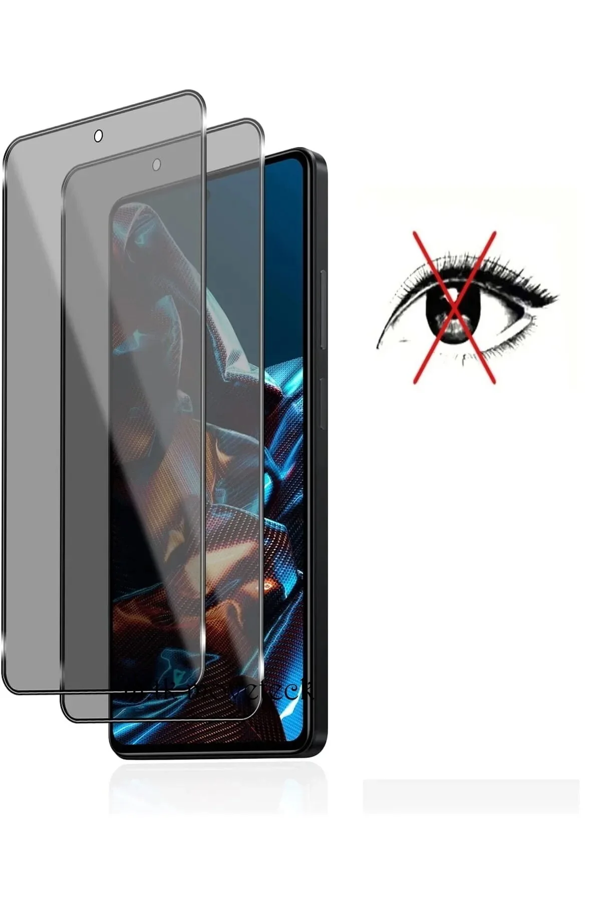 Xiaomi Redmi Note 12 Tam Kaplayan Hayalet Ekran Koruyucu Cam - Logis Görsel 2