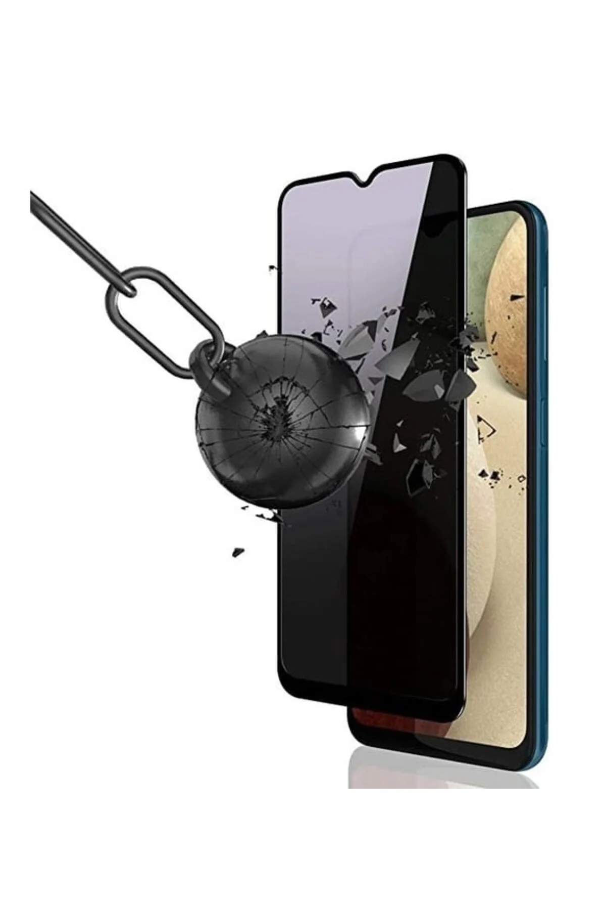Xiaomi Redmi 12C Tam Kaplayan Hayalet Ekran Koruyucu Cam - Logis Görsel 4