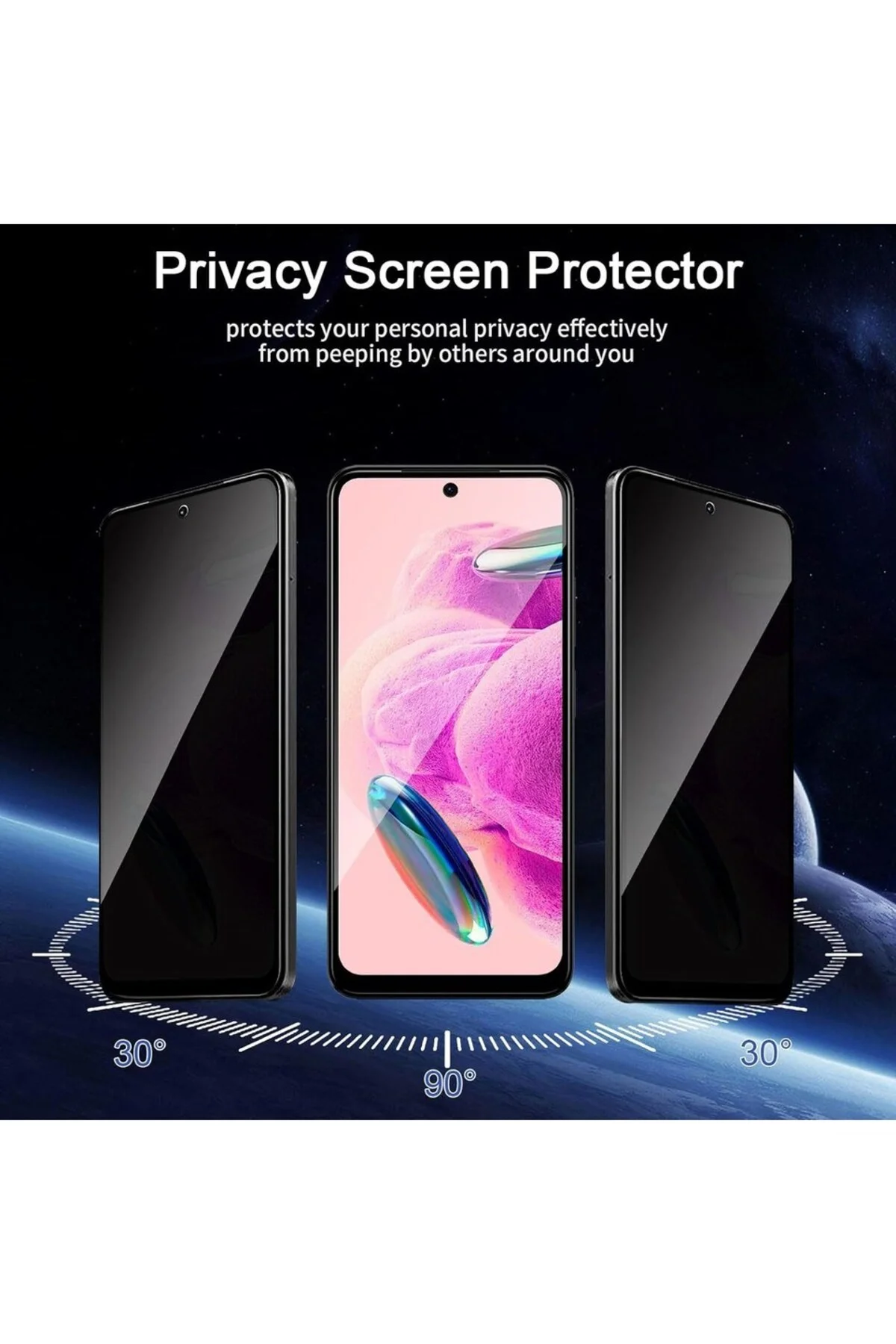 Xiaomi Redmi Note 12 Pro 4G Tam Kaplayan Hayalet Ekran Koruyucu Cam - Logis Görsel 4