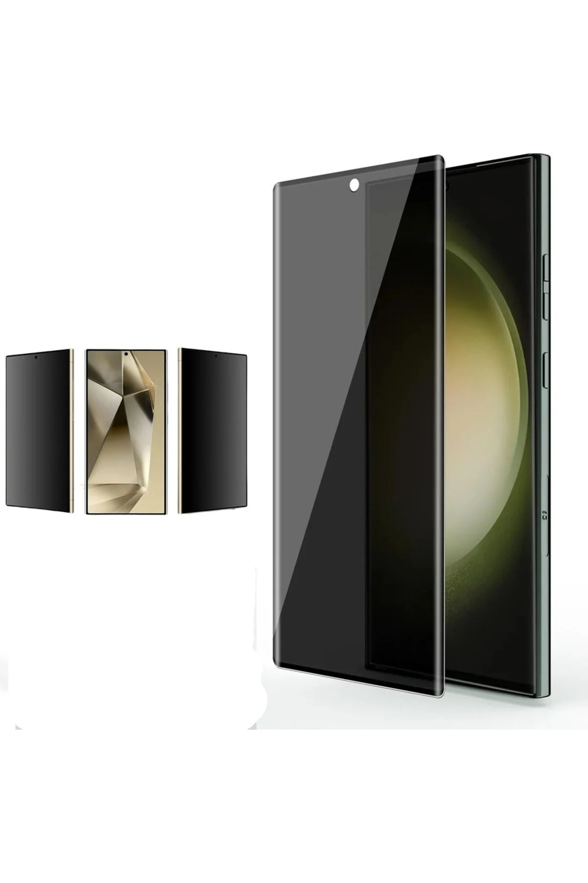 Samsung Galaxy S24 Ultra ile Uyumlu Hayalet Ekran Koruyucu
