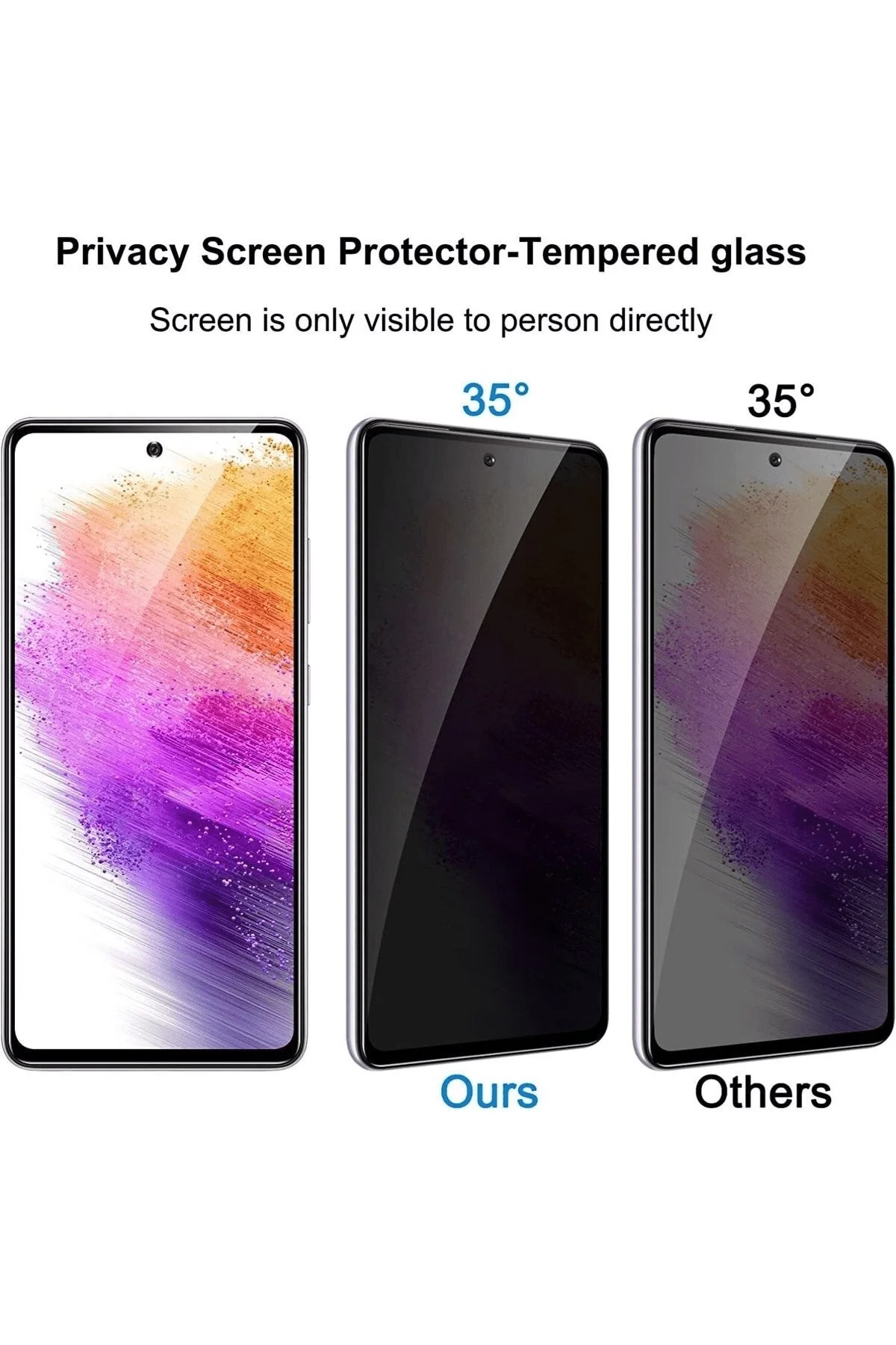 Logis Samsung Galaxy A73 Uyumlu Hayalet Ekran Koruyucu - Elzemm Görsel 3