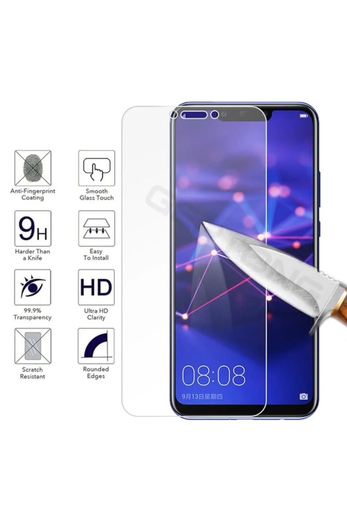Apple Iphone Xs Max 5d Tam Kaplayan Ekran Koruyucu Cam - Logis Görsel 2