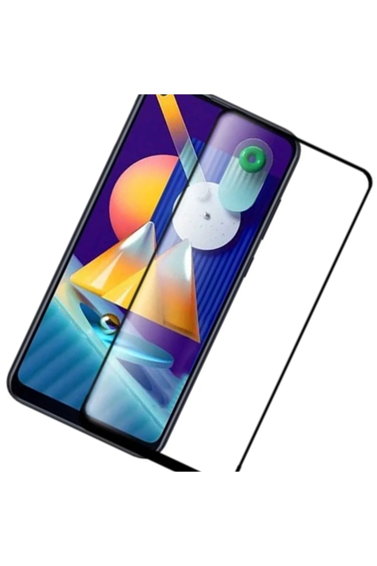 Samsung Galaxy M11 Siyah 5d Tam Kaplayan Ekran Koruyucu Cam - AnındaGelir Görsel 2