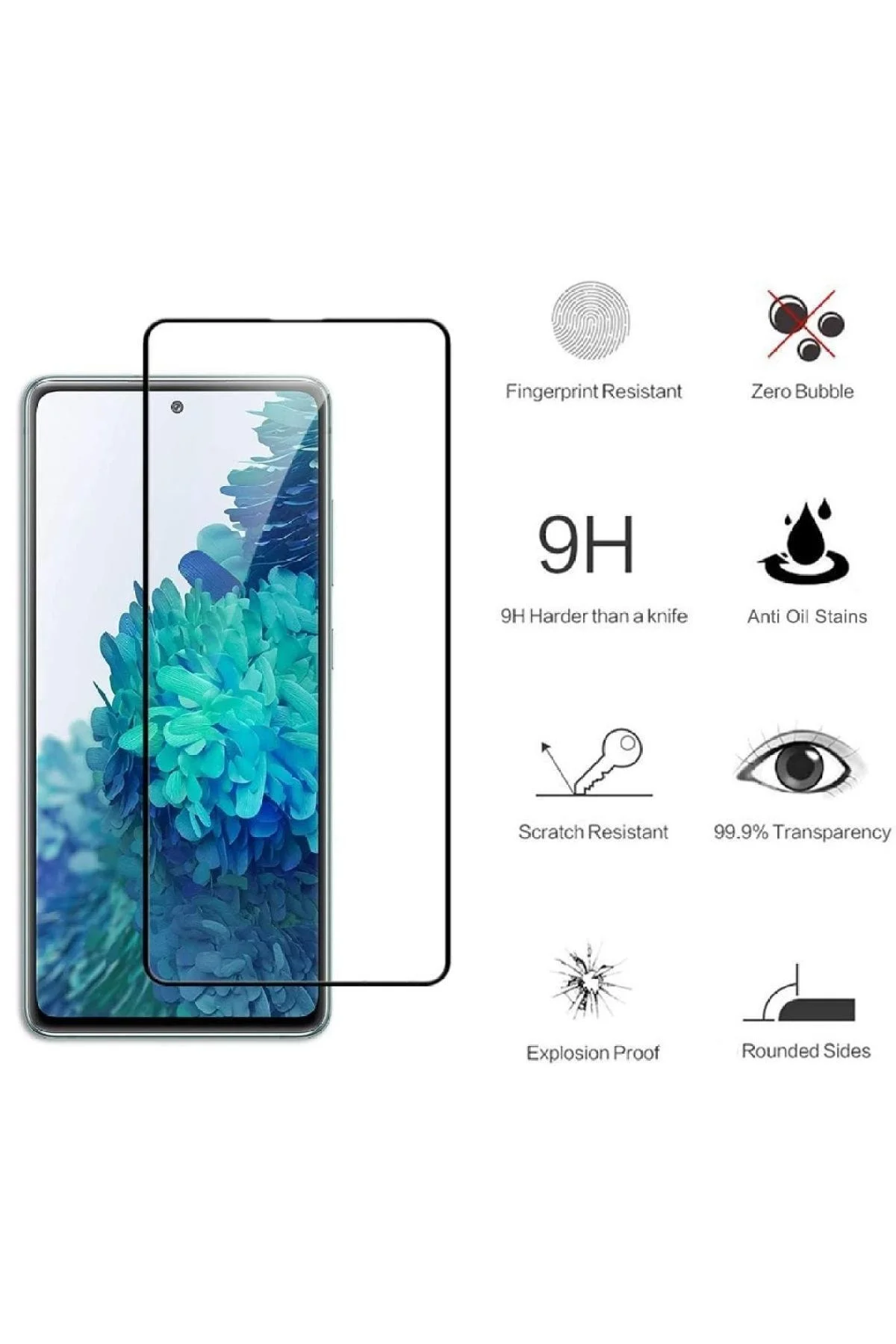 Xiaomi Redmi Note 10 Pro Mat Uyumlu Seramik Nano Tam Kaplayan Ekran Koruyucu Cam - Logis Görsel 2