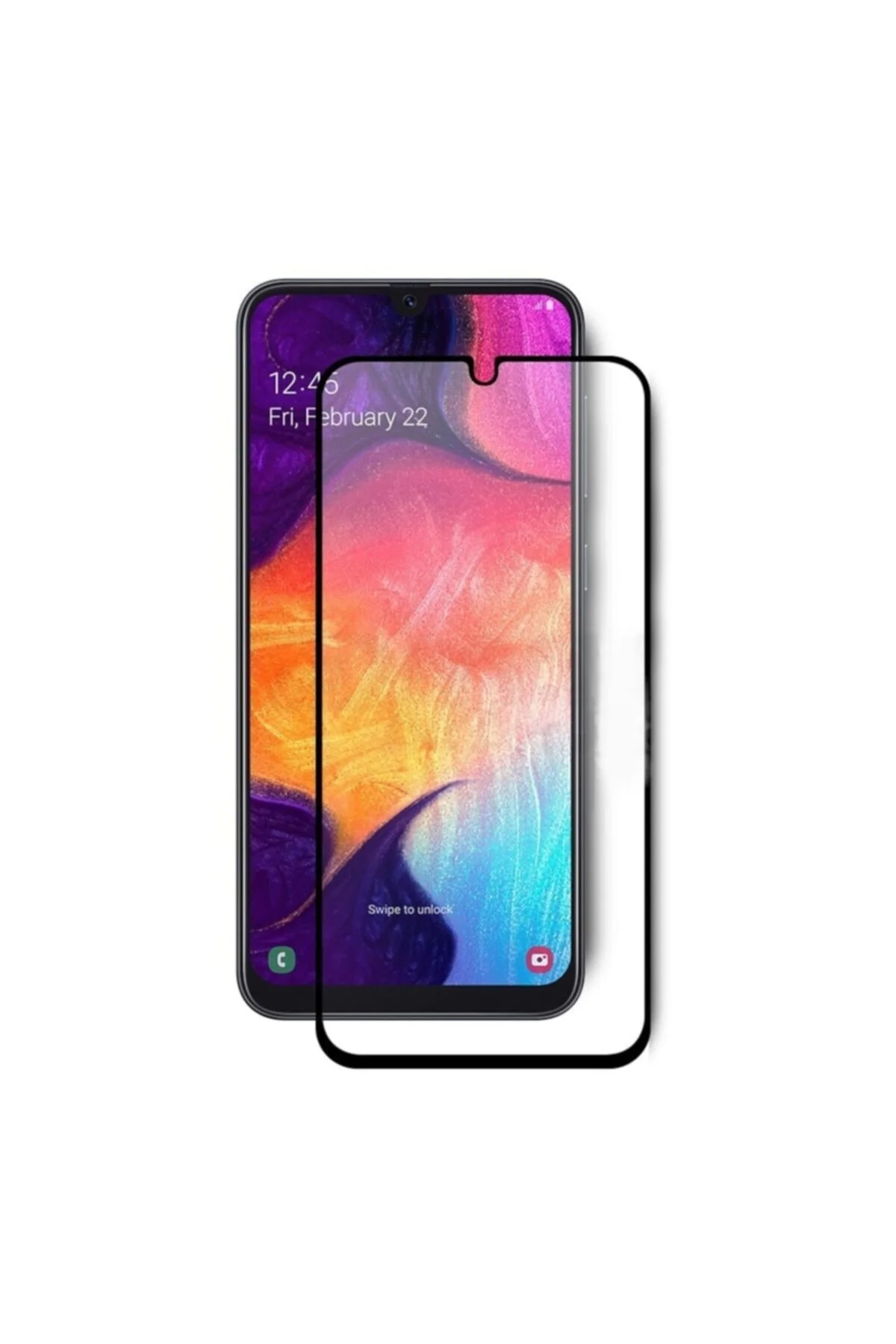 Samsung Galaxy A50s 5d Uyumlu Tam Kaplayan Ekran Koruyucu Kırılmaz Cam - Logis Görsel 2