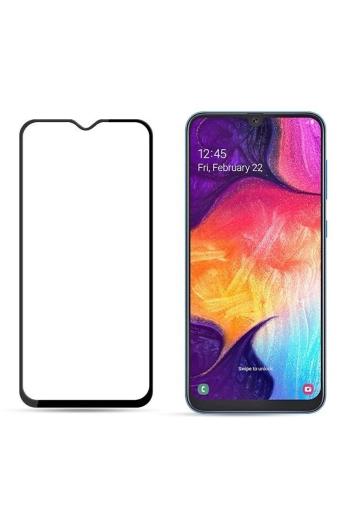 Samsung Galaxy A50s 5d Uyumlu Tam Kaplayan Ekran Koruyucu Kırılmaz Cam - Logis Görsel 5