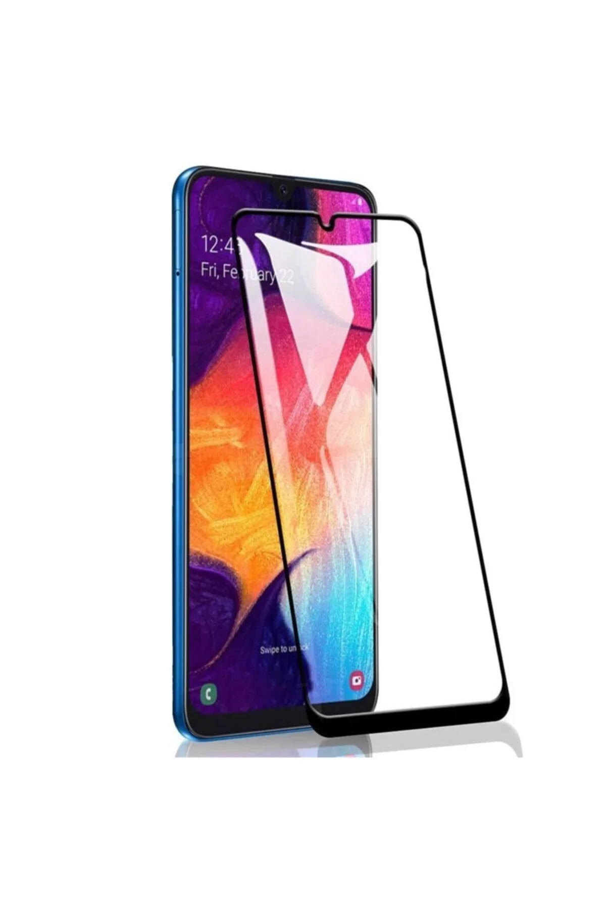Samsung Galaxy A50s 5d Uyumlu Tam Kaplayan Ekran Koruyucu Kırılmaz Cam - Logis Görsel 3