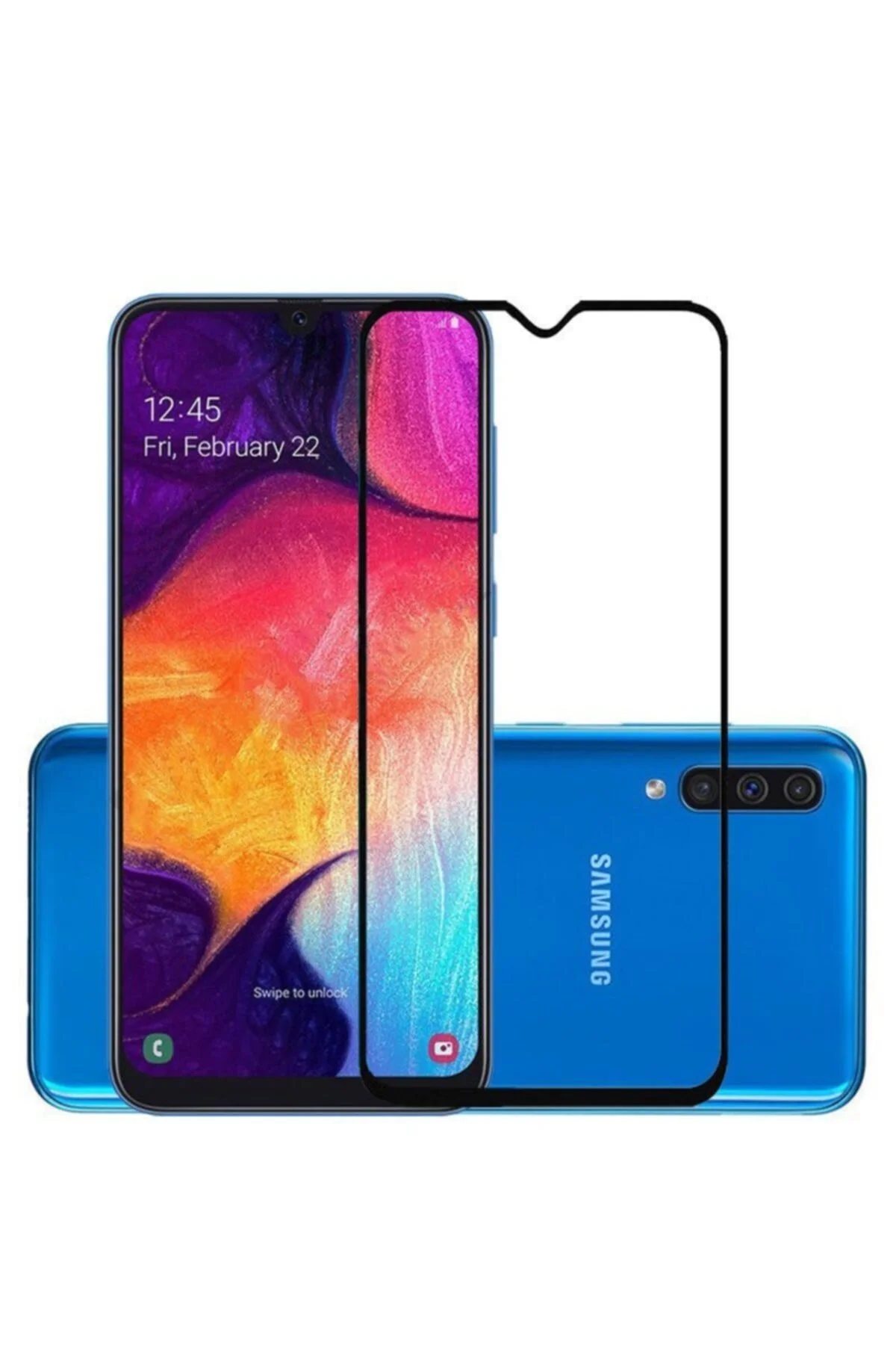 Samsung Galaxy A50s 5d Uyumlu Tam Kaplayan Ekran Koruyucu Kırılmaz Cam - Logis Görsel 4