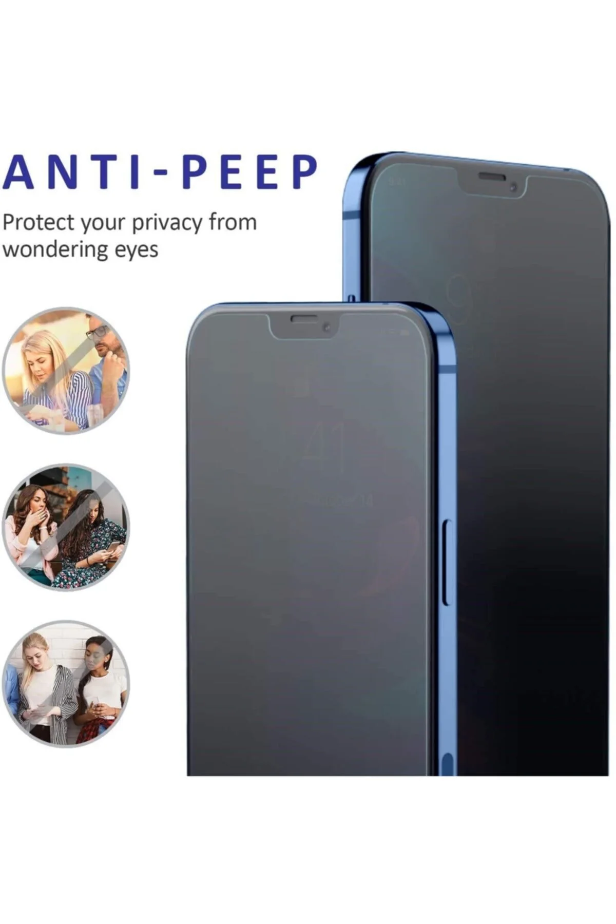 Iphone 11 Pro Uyumlu (5.8") Full-screen Privacy Mat Görünmez Hayalet - Logis Görsel 2