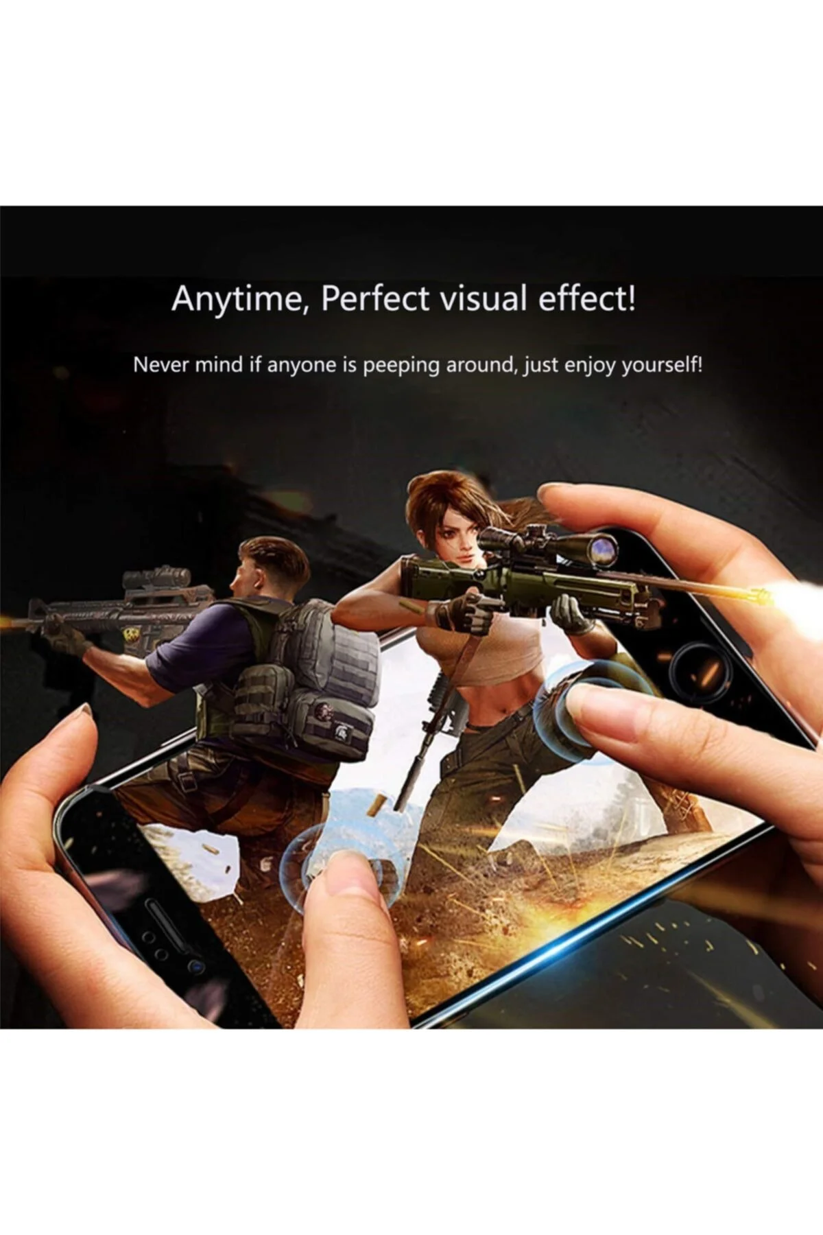 Iphone 11 Pro Uyumlu (5.8") Full-screen Privacy Mat Görünmez Hayalet - Logis Görsel 7