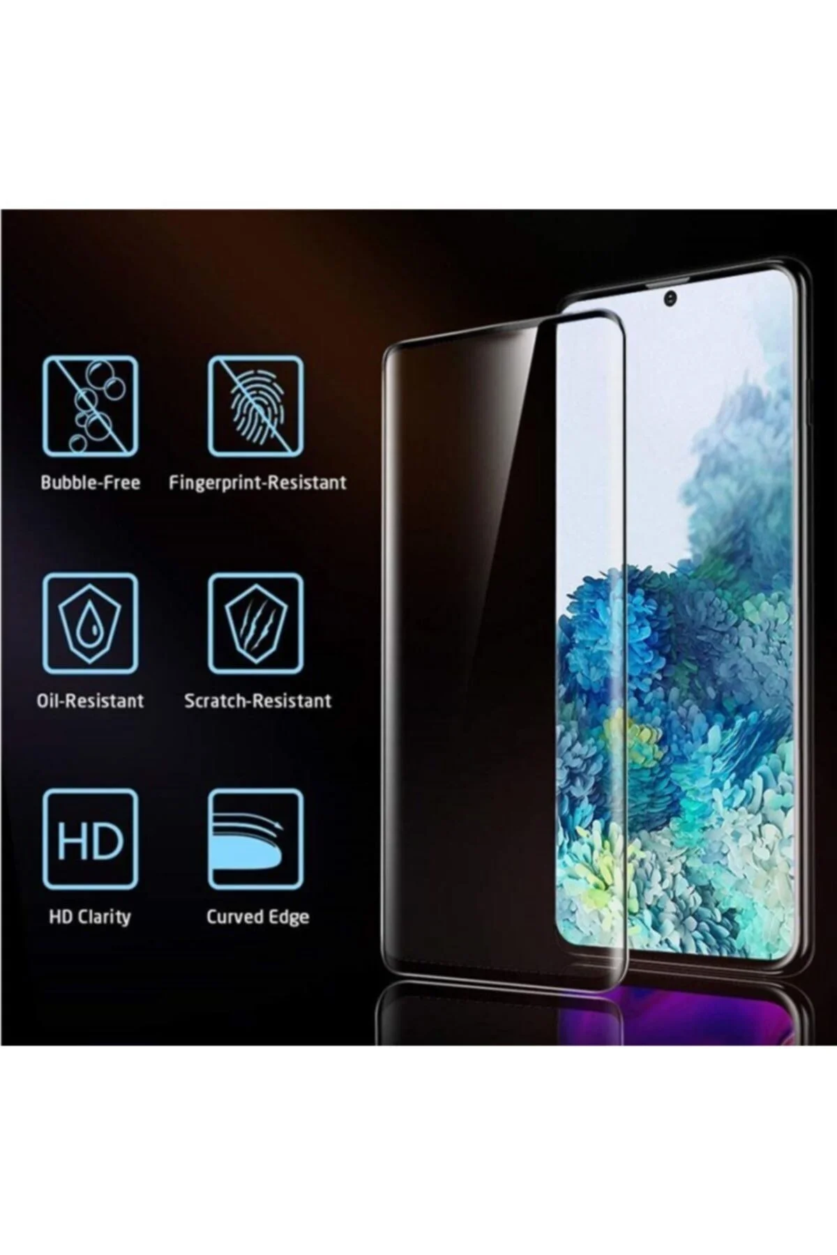 Samsung Galaxy A32 5d Seramik Tam Kaplayan Ekran Koruyucu Cam - Logis Görsel 5