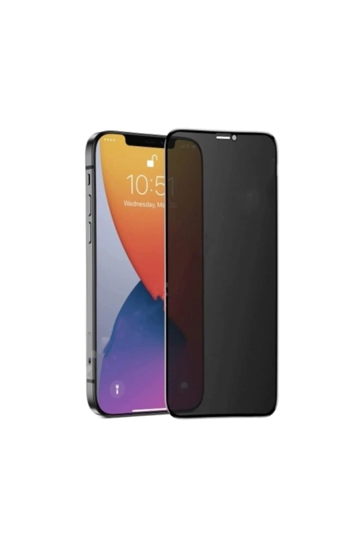 Iphone 12 Pro Max 6.7" Hayalet Ekran Koruyucu Tam Kaplayan