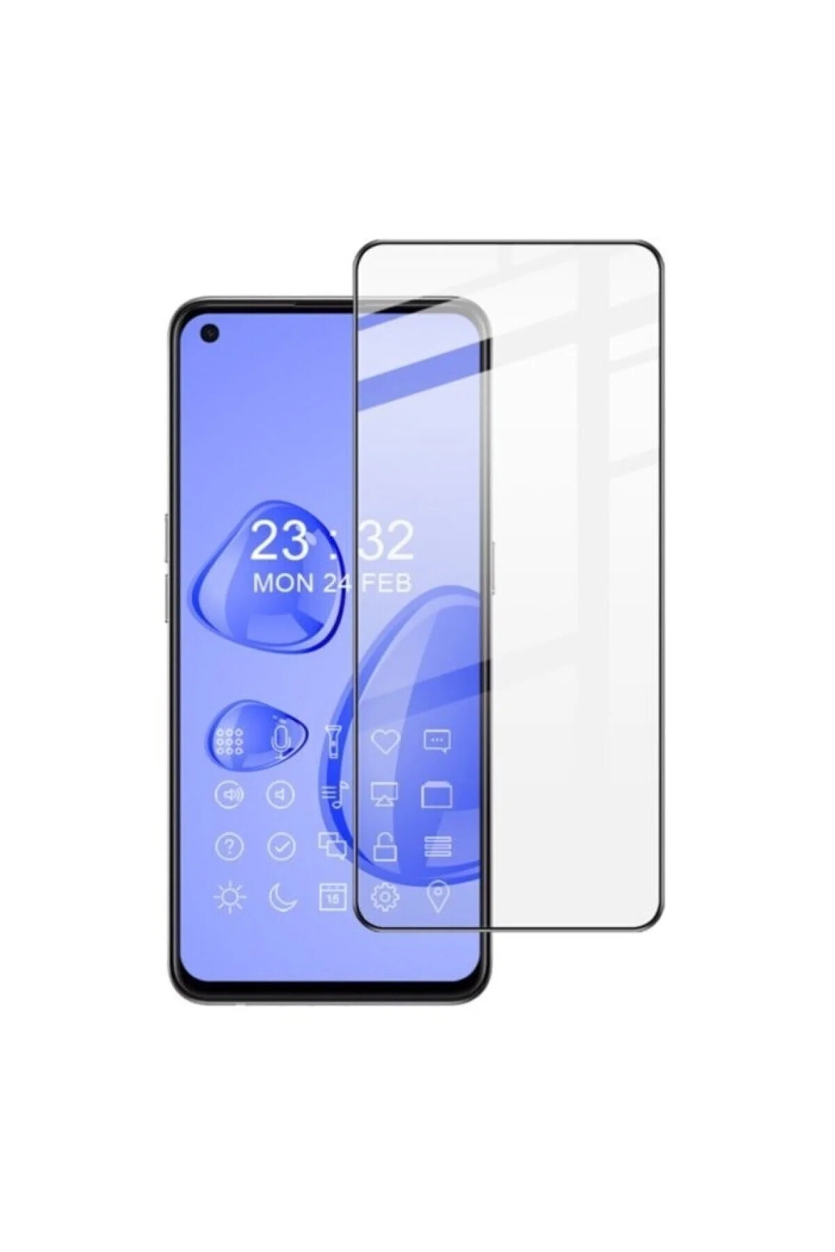 Oppo Reno 5 5d Seramik Tam Kaplayan Ekran Koruyucu Cam