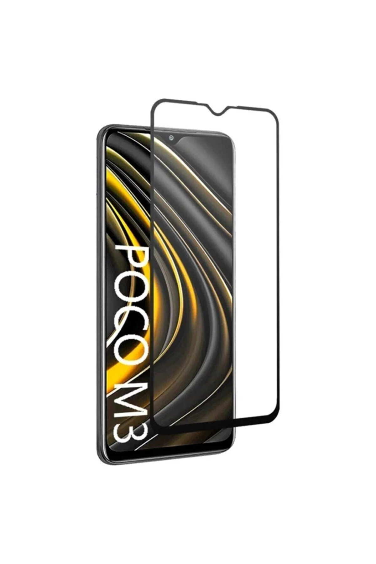 Xiaomi Poco M3 5d Seramik Tam Kaplayan Ekran Koruyucu Cam