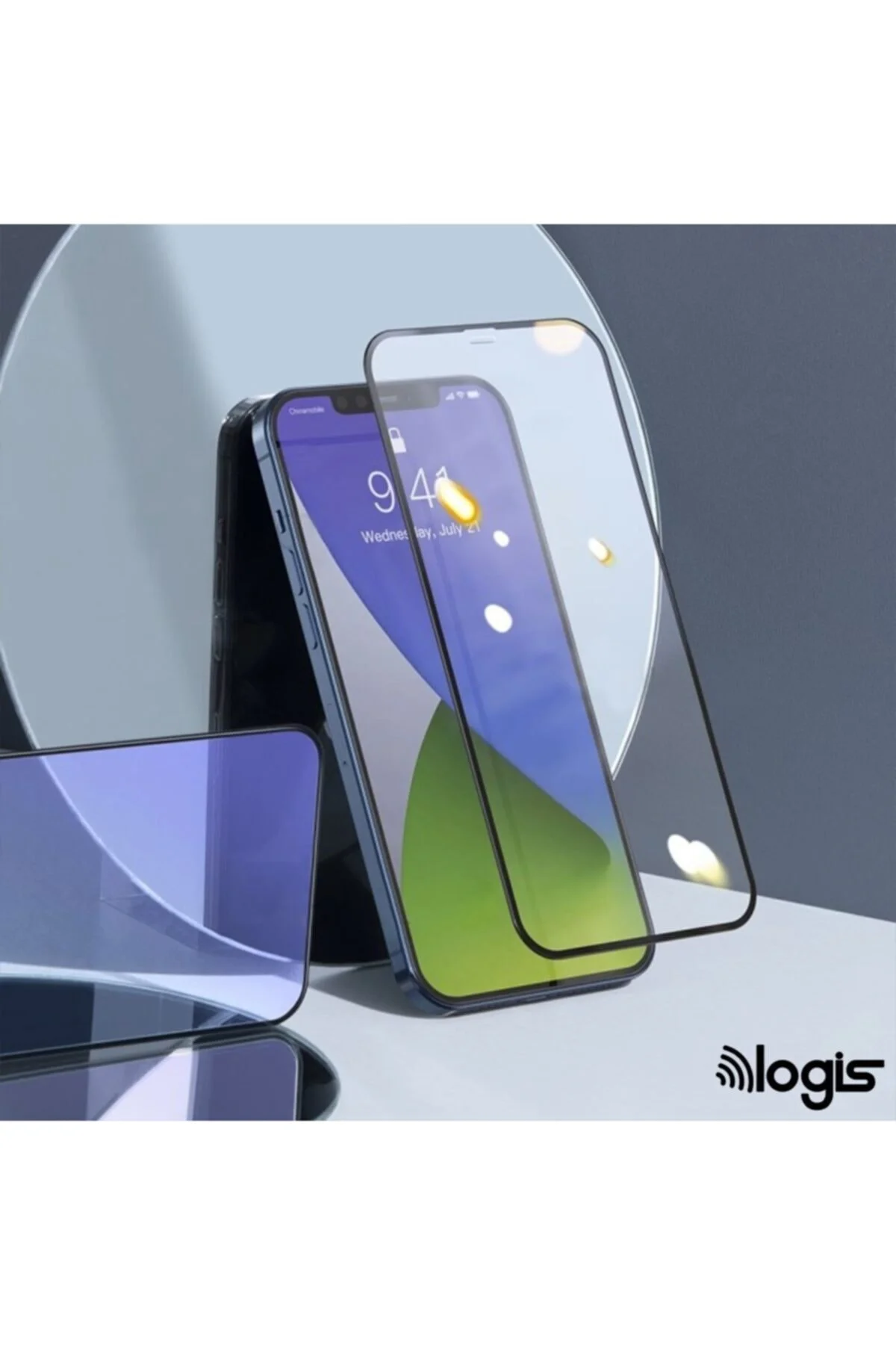 Apple Iphone 12 Pro Max 6.7'' Tam Kaplayan 5d Ekran Koruyucu Cam - Logis Görsel 4