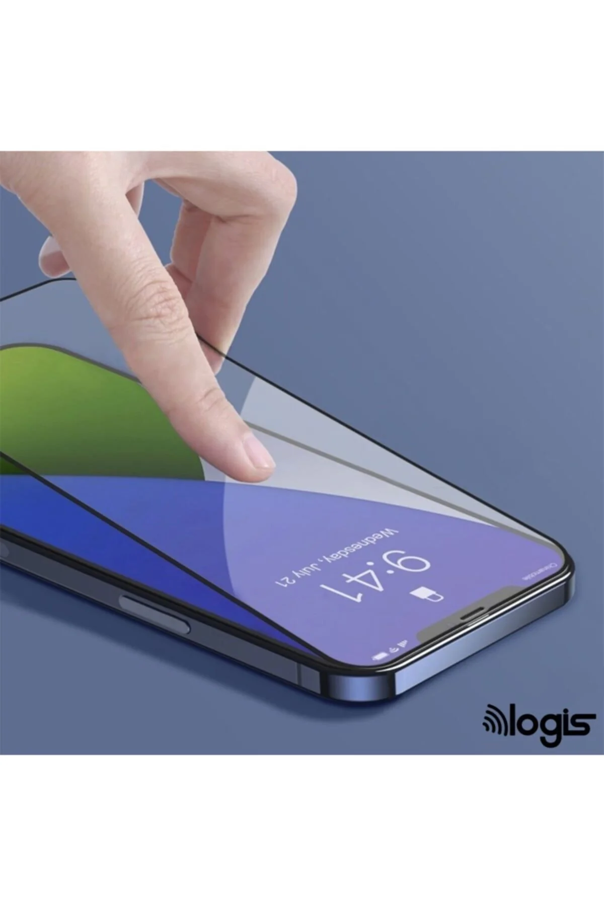 Apple Iphone 12 Pro Max 6.7'' Tam Kaplayan 5d Ekran Koruyucu Cam - Logis Görsel 3